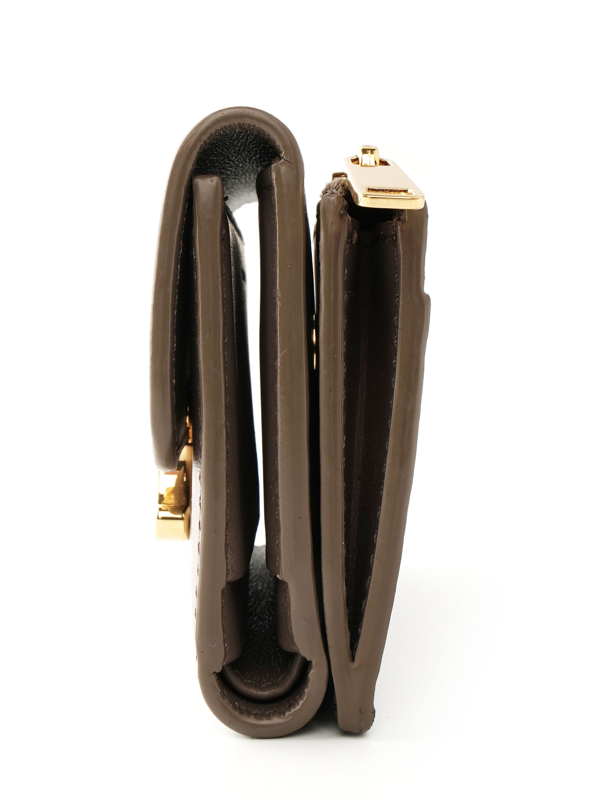 Celine Triomphe Compact Wallet with Coin Purse