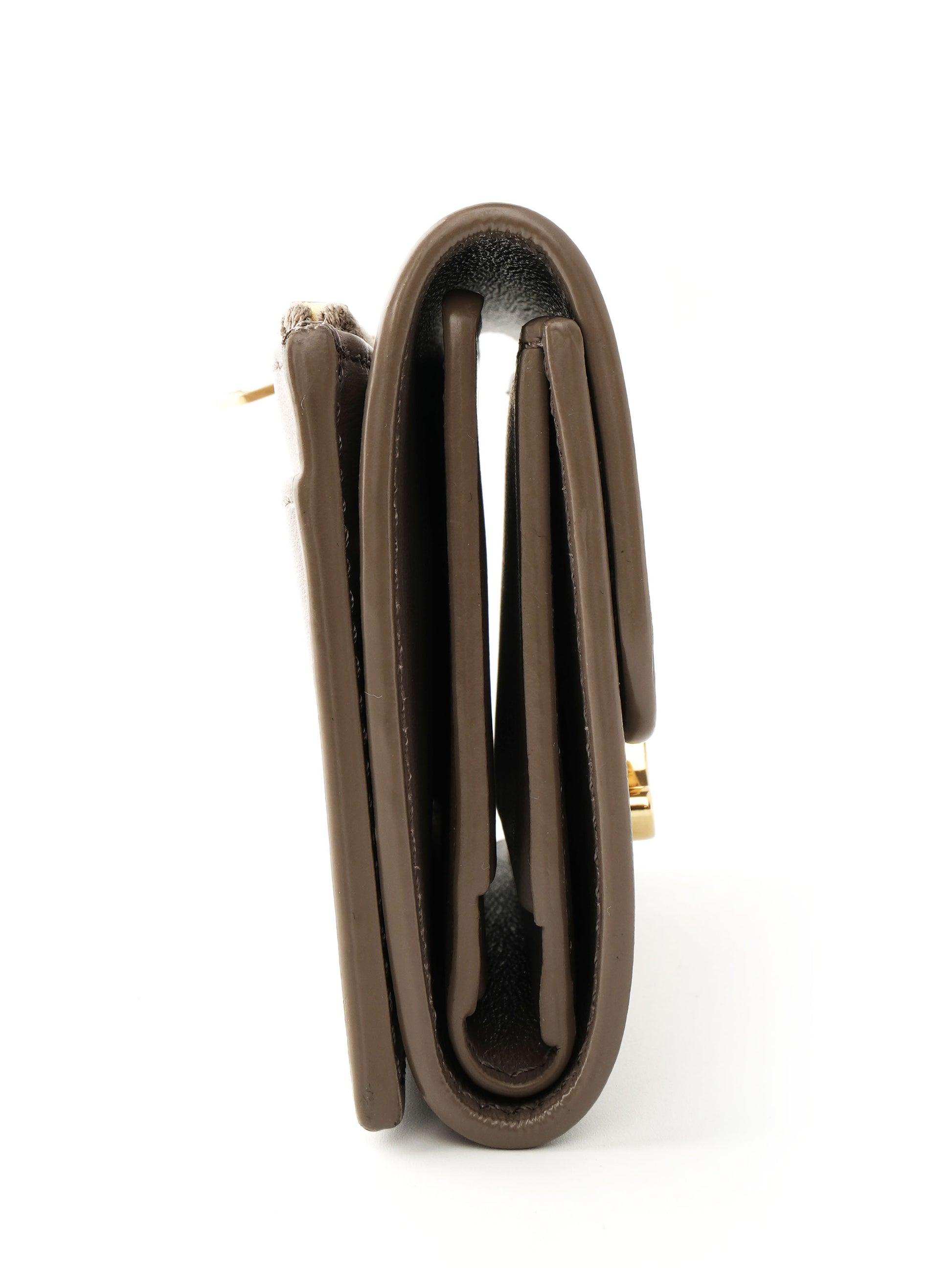 Celine Triomphe Compact Wallet with Coin Purse