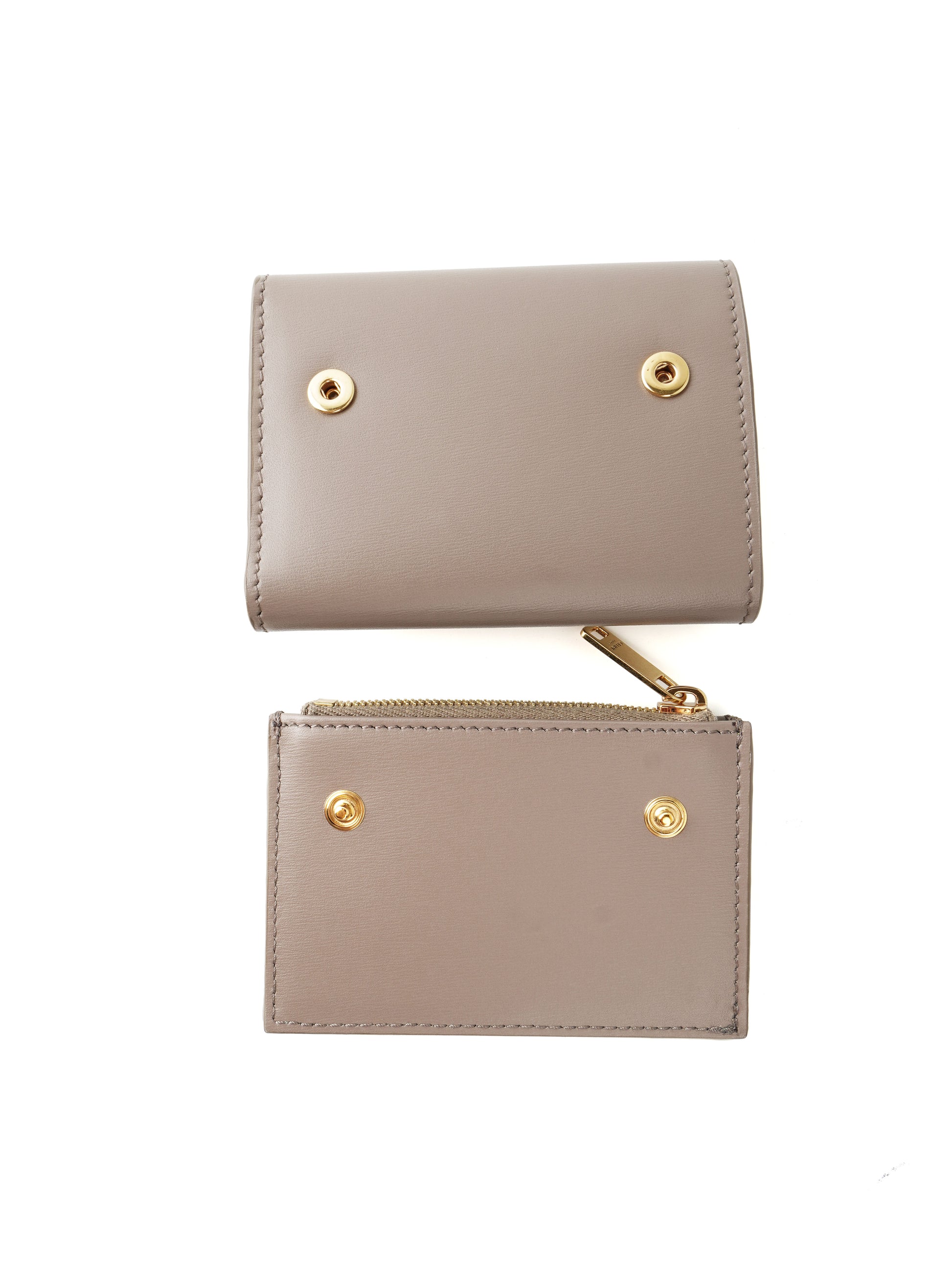 Celine Triomphe Compact Wallet with Coin Purse