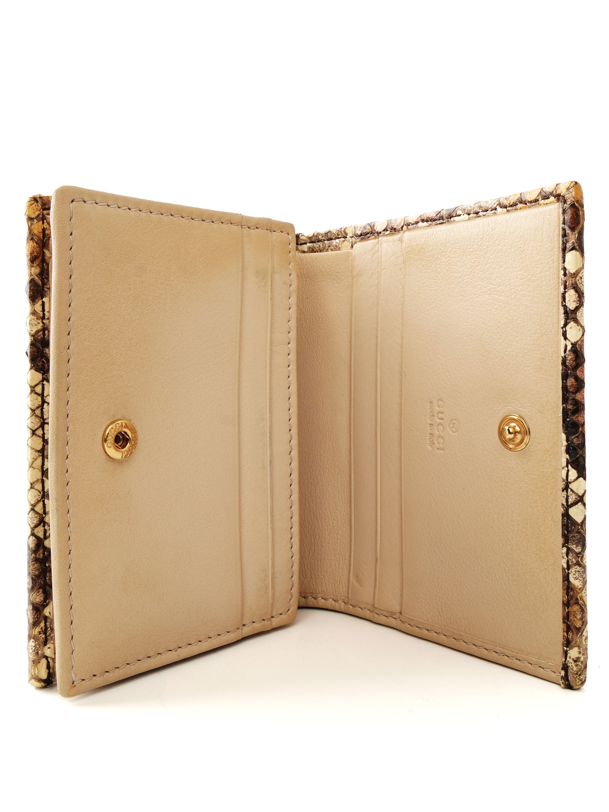 Gucci Python Card Case
