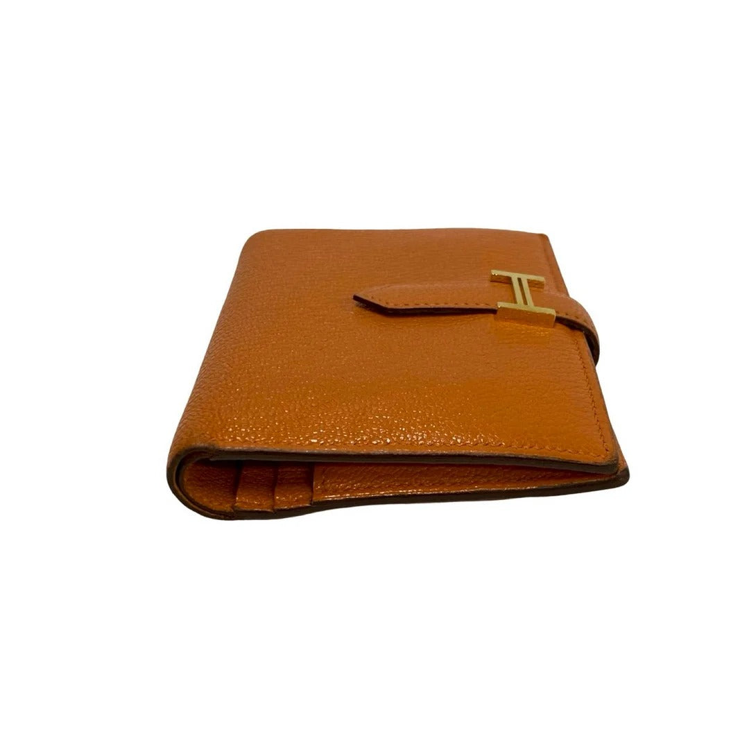 Hermès Bearn Compact Wallet Chevre