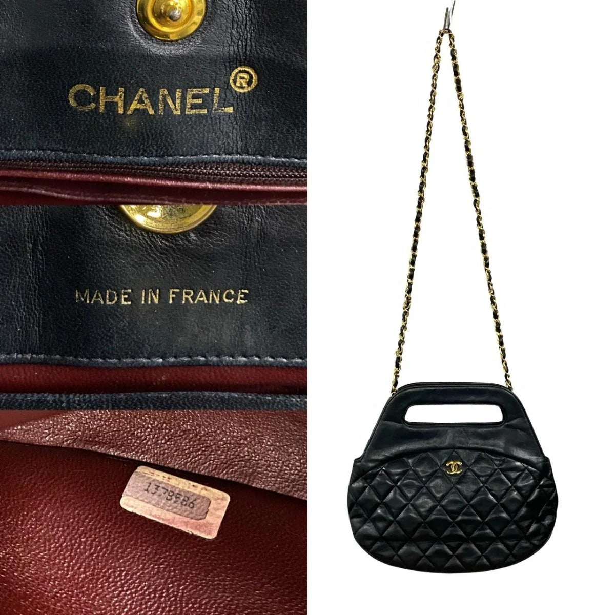 Chanel Top Handle Two Way Bag