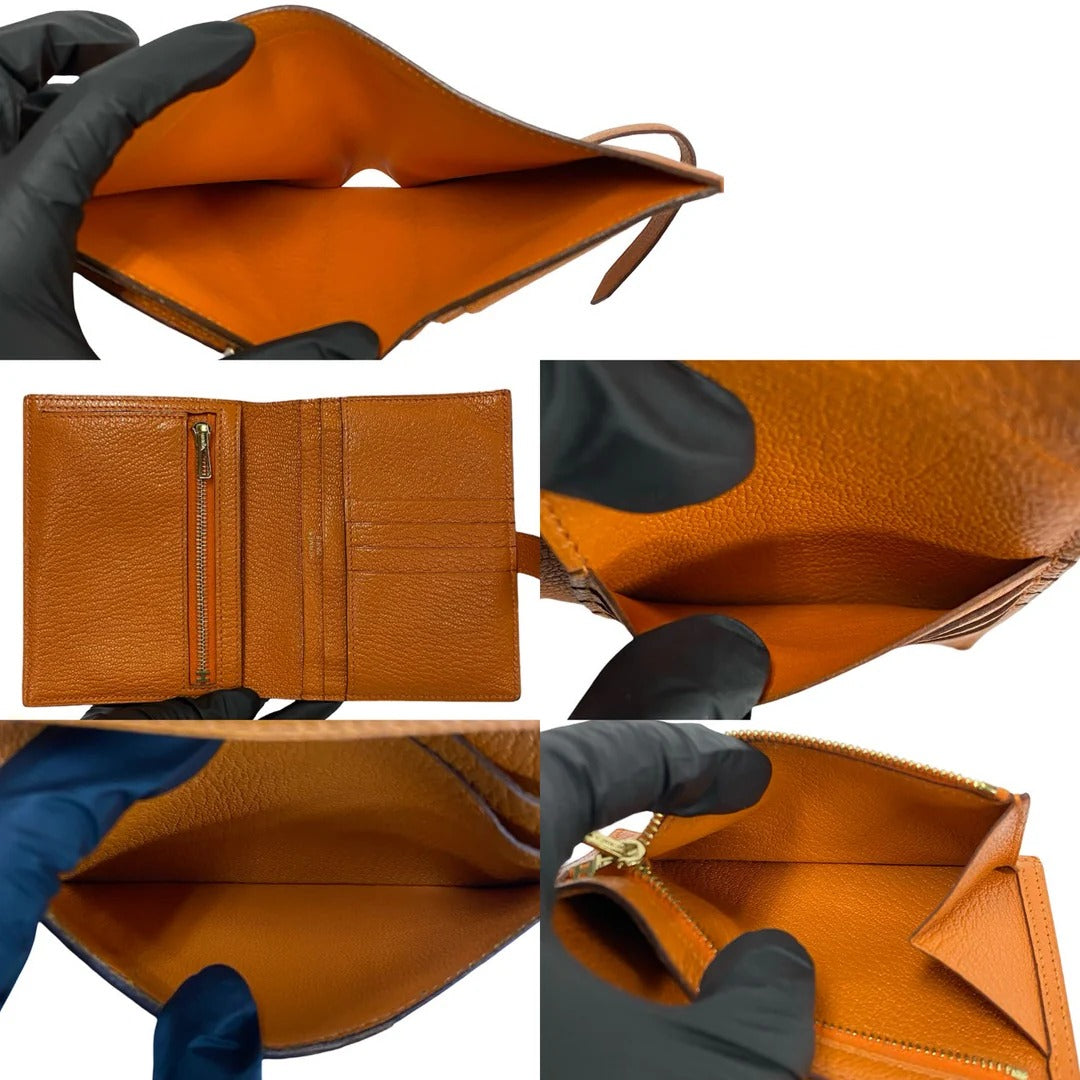 Hermès Bearn Compact Wallet Chevre