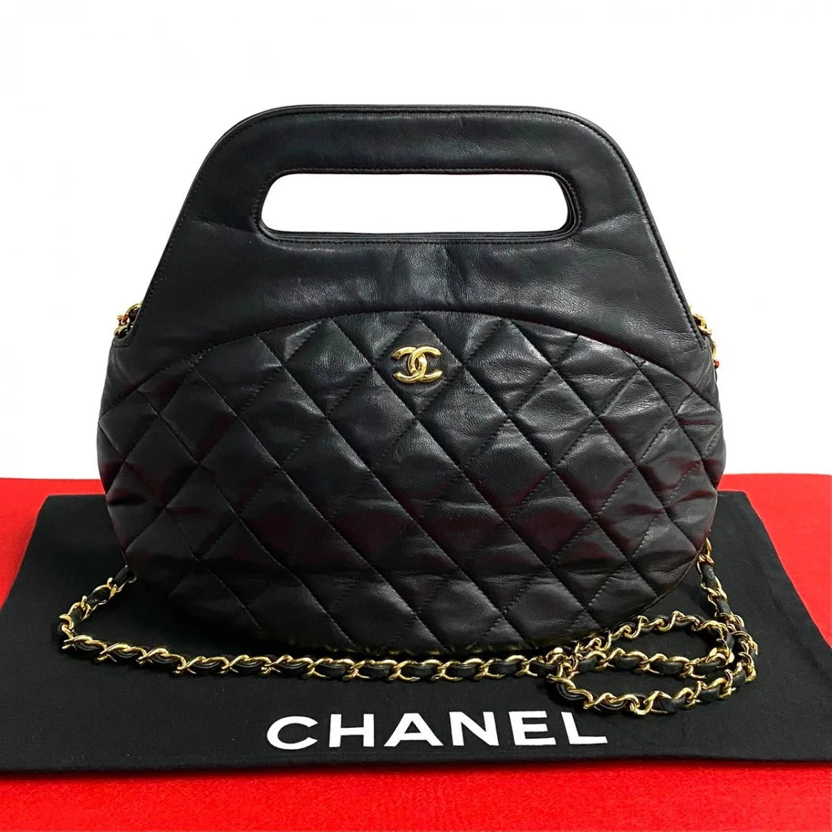 Chanel Top Handle Two Way Bag