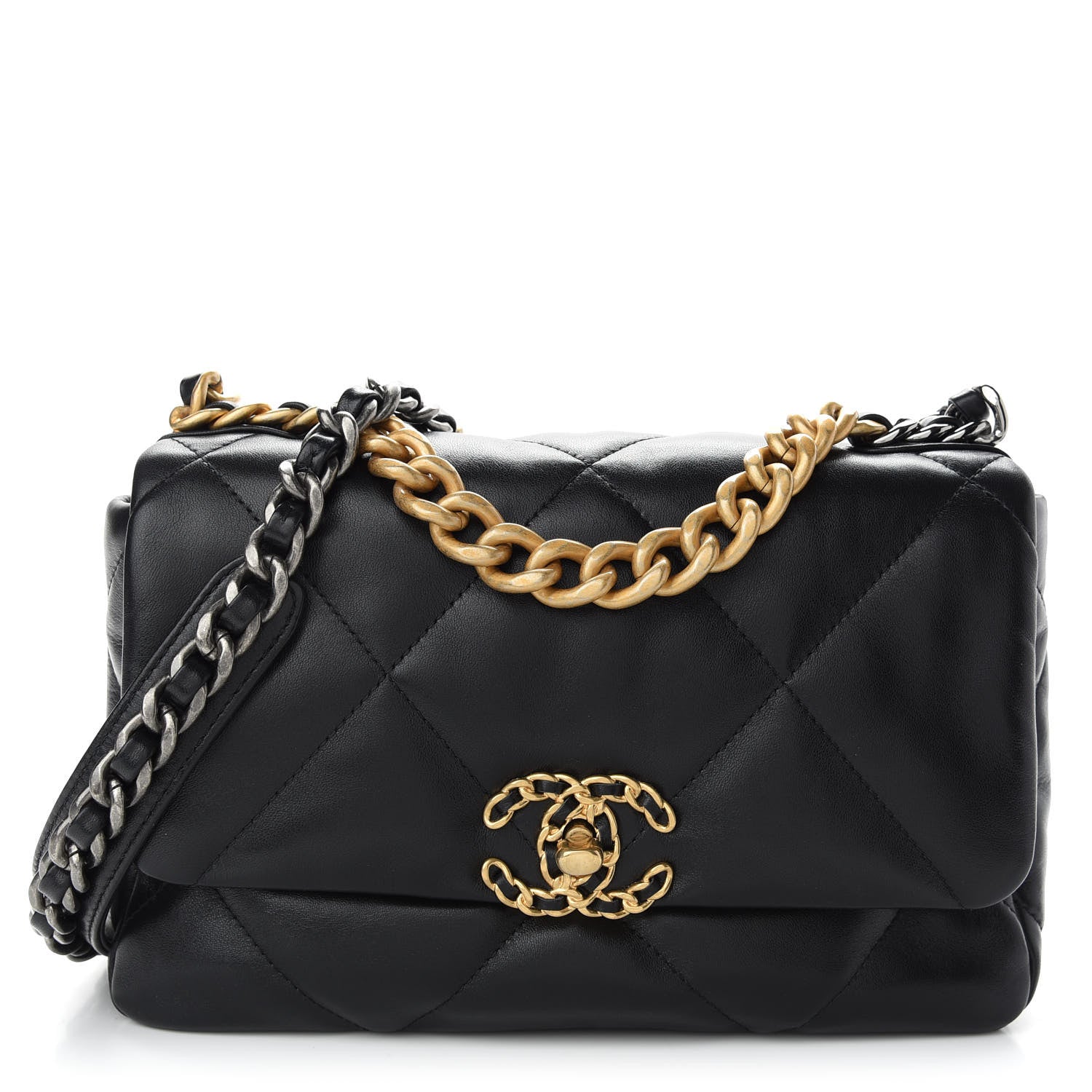Chanel Timeless / Classic Small Vintage bag in black leather - Second Hand  / Used – Vintega