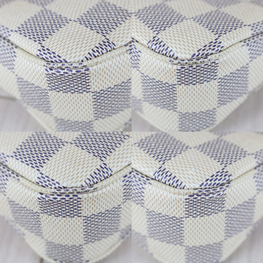 Louis Vuitton	Pochette NM Damier Azur