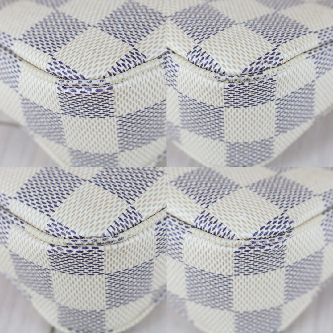 Louis Vuitton	Pochette NM Damier Azur