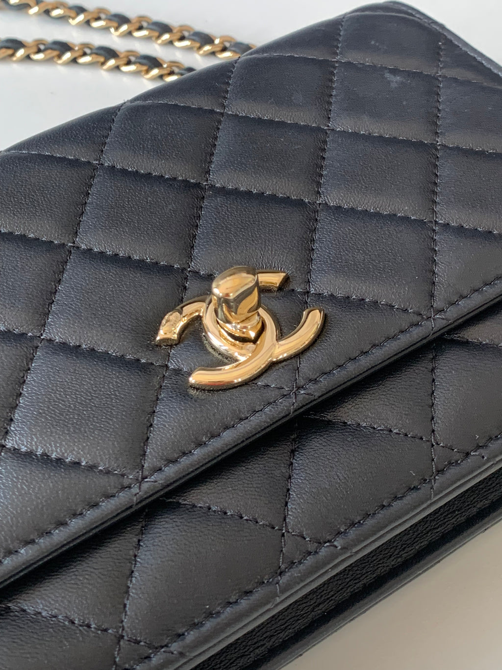 Chanel Trendy Wallet on Chain WOC Lambskin