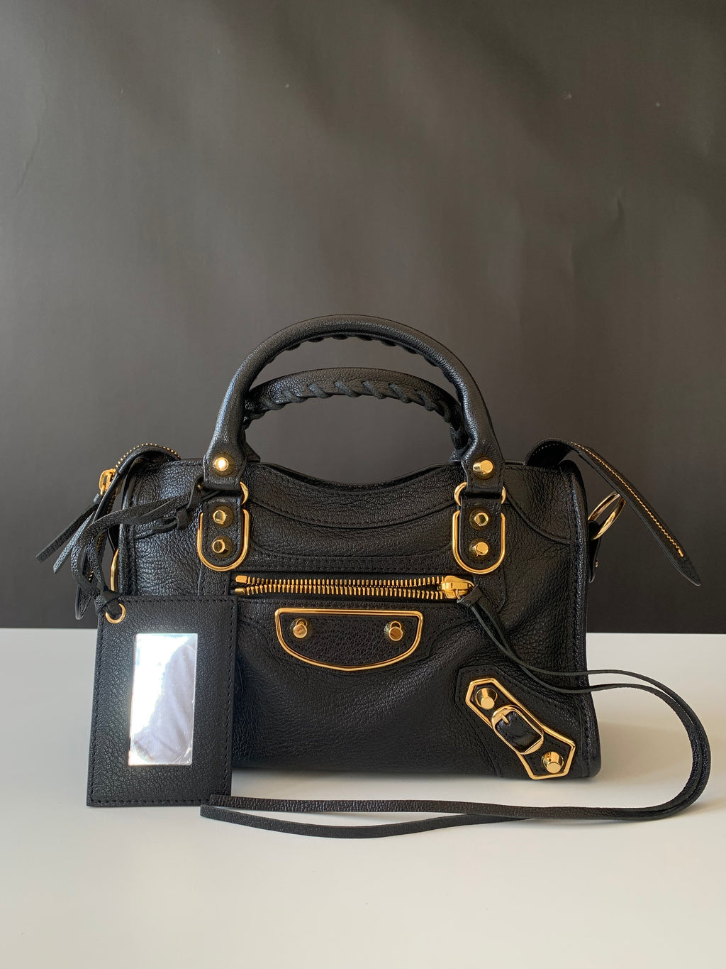 Balenciaga Mini City Metallic Edge