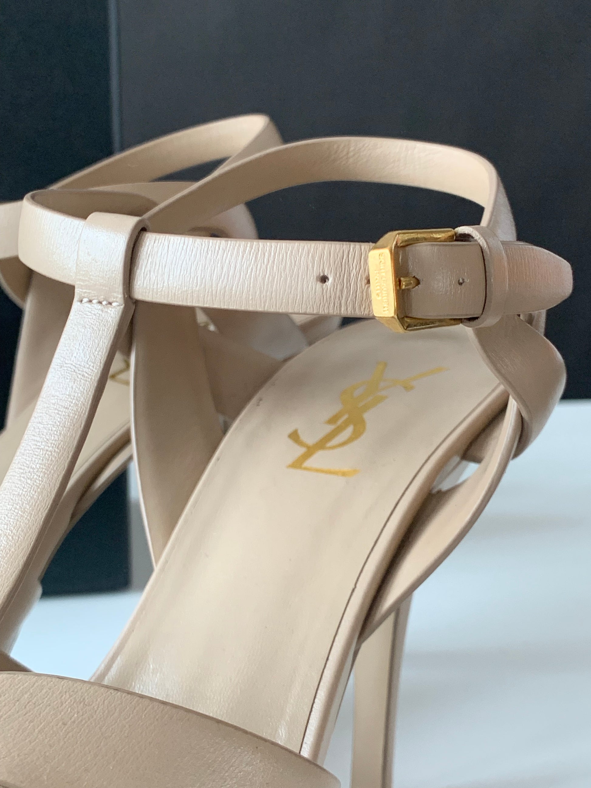 Saint Laurent Tribute Platform Heels 40