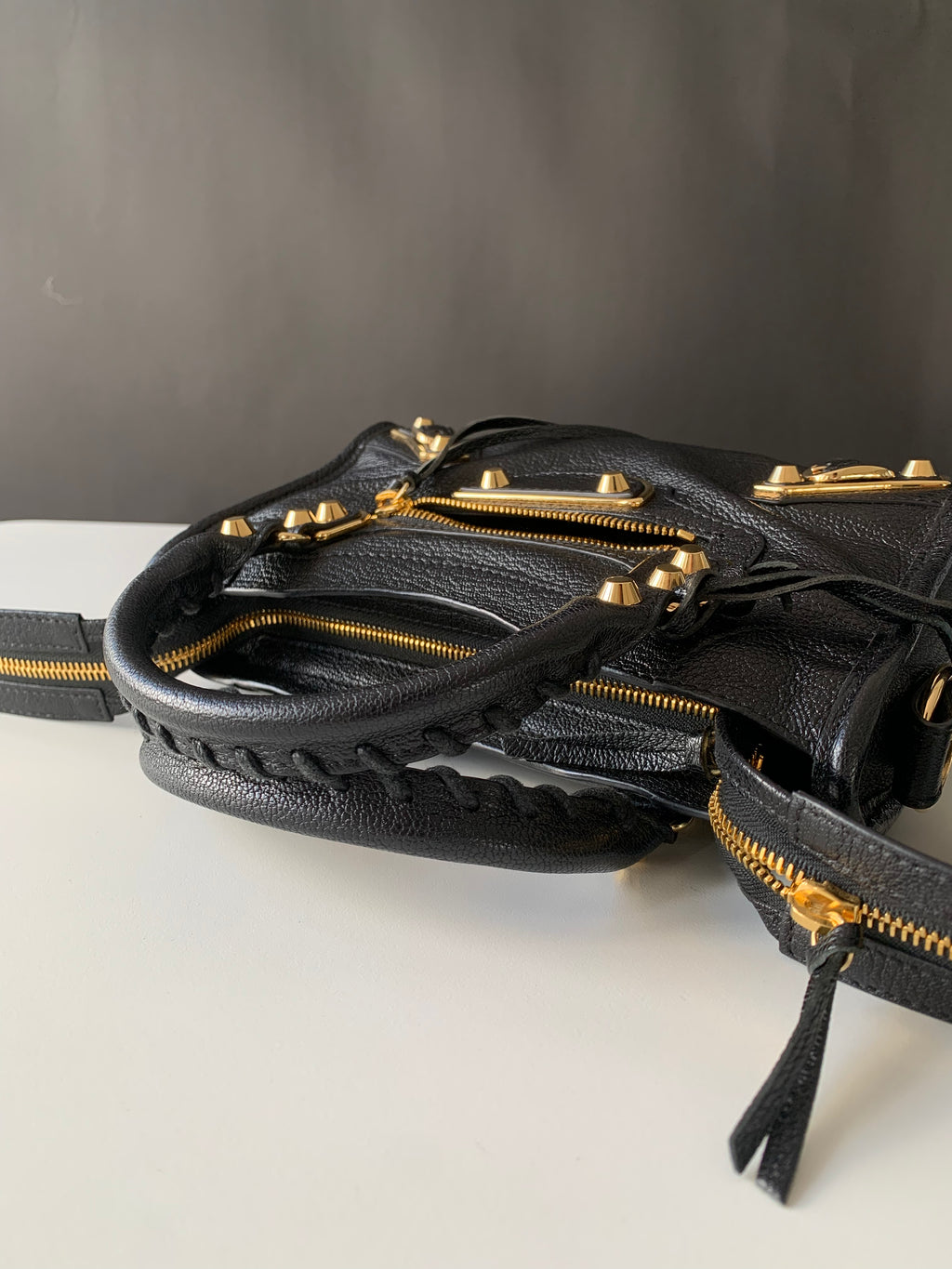 Balenciaga Mini City Metallic Edge
