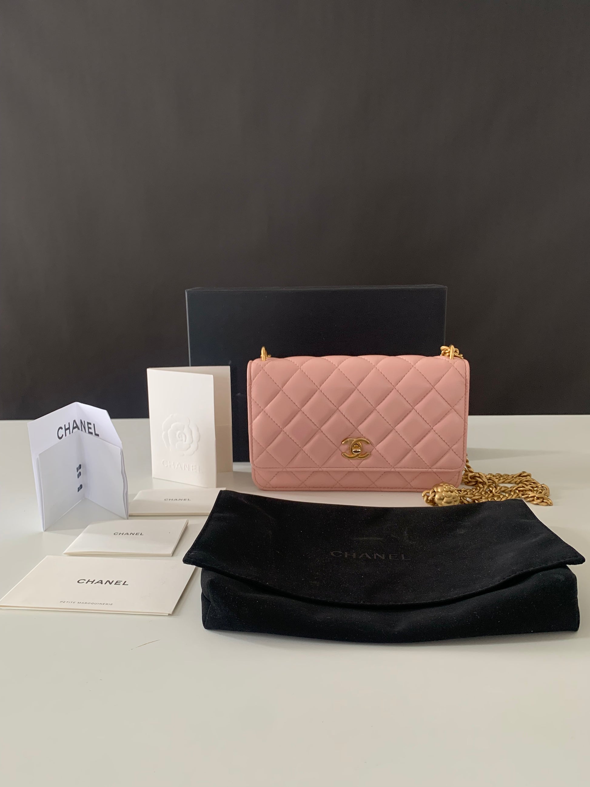 Chanel Sweet Camellia Wallet on Chain