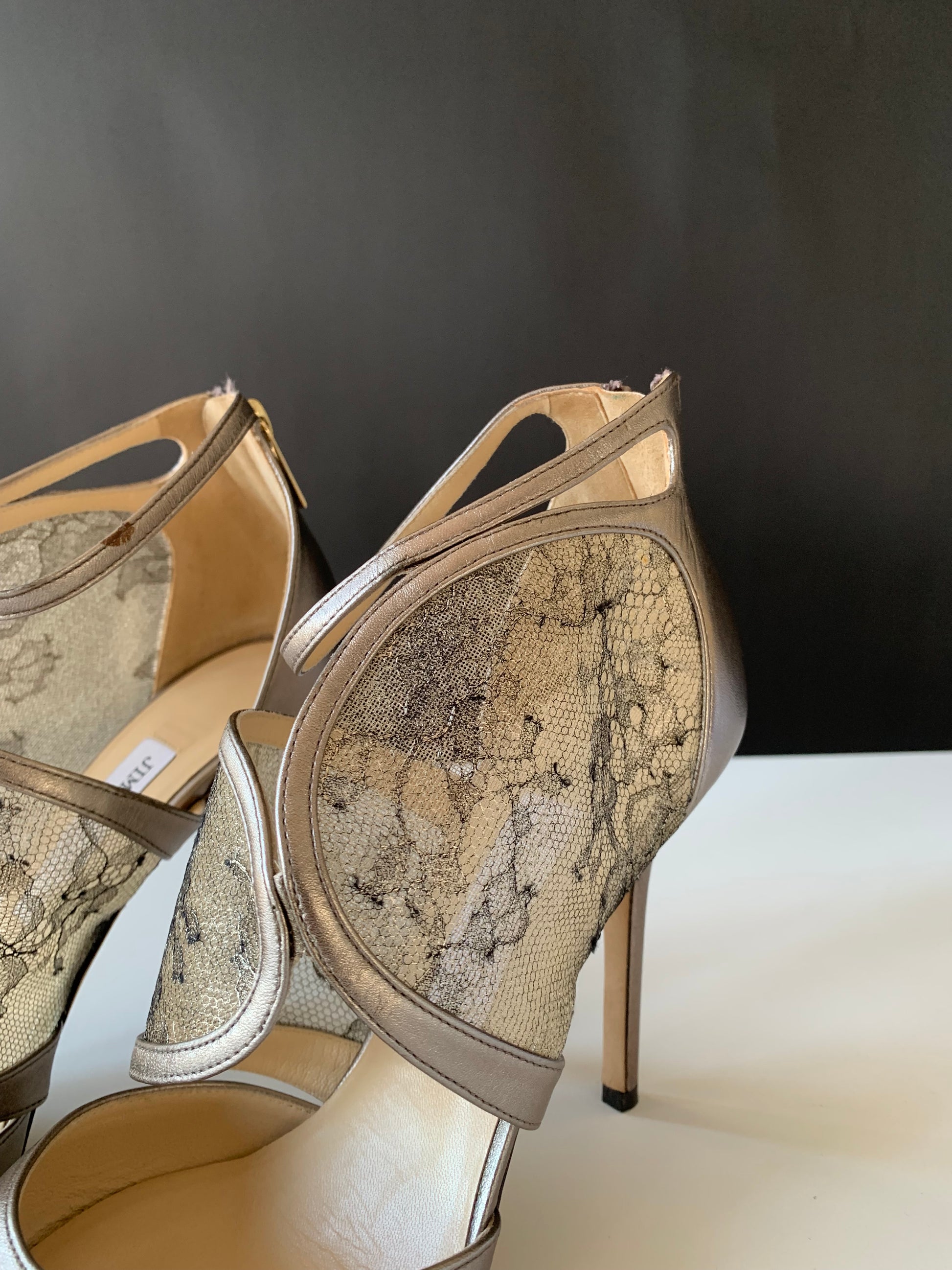 Jimmy Choo Fyber 100 Pumps 39