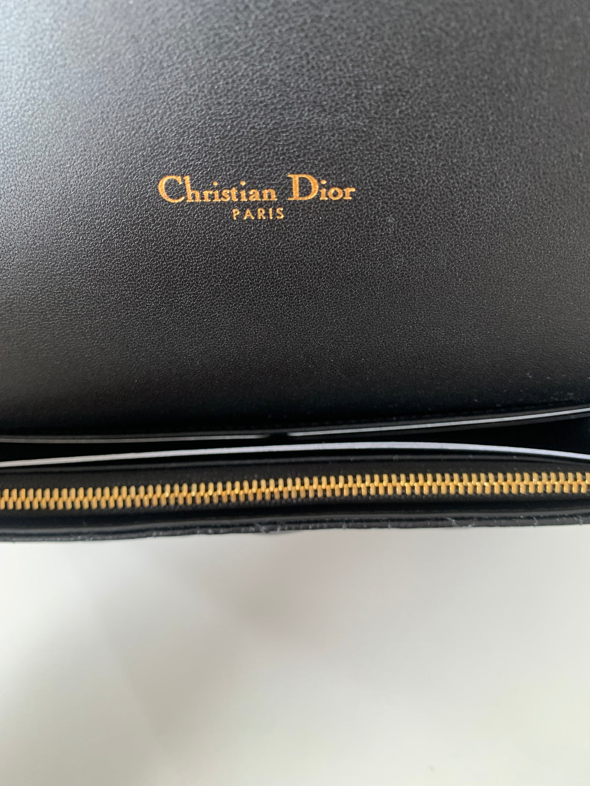 Dior Caro Pouch with Chain