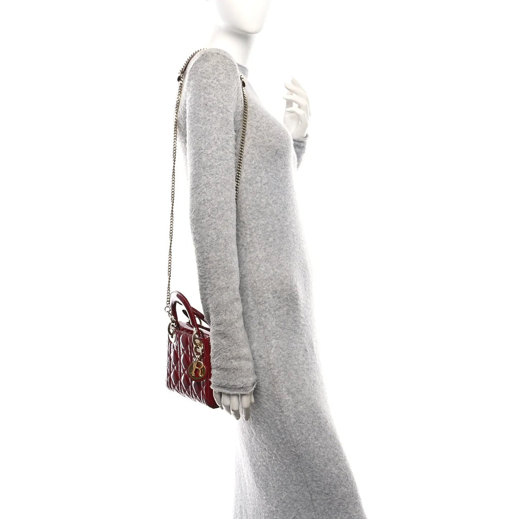 Dior Lady Dior Mini Patent