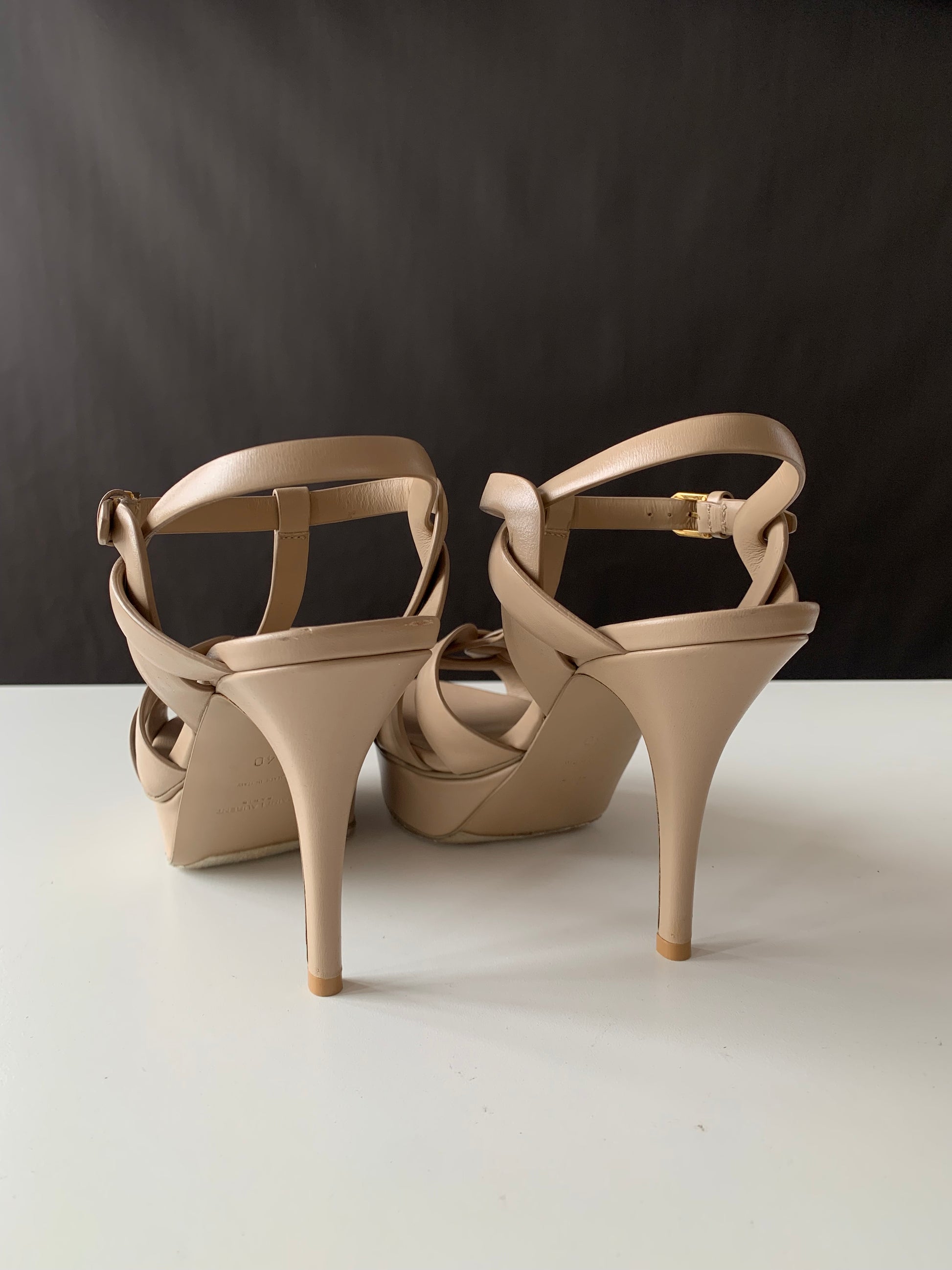 Saint Laurent Tribute Platform Heels 40