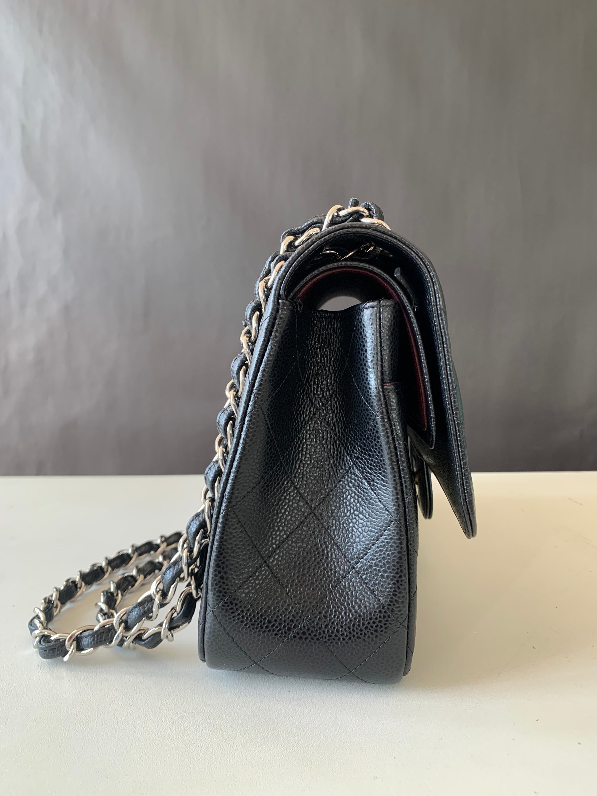 Chanel Double Flap Jumbo SHW