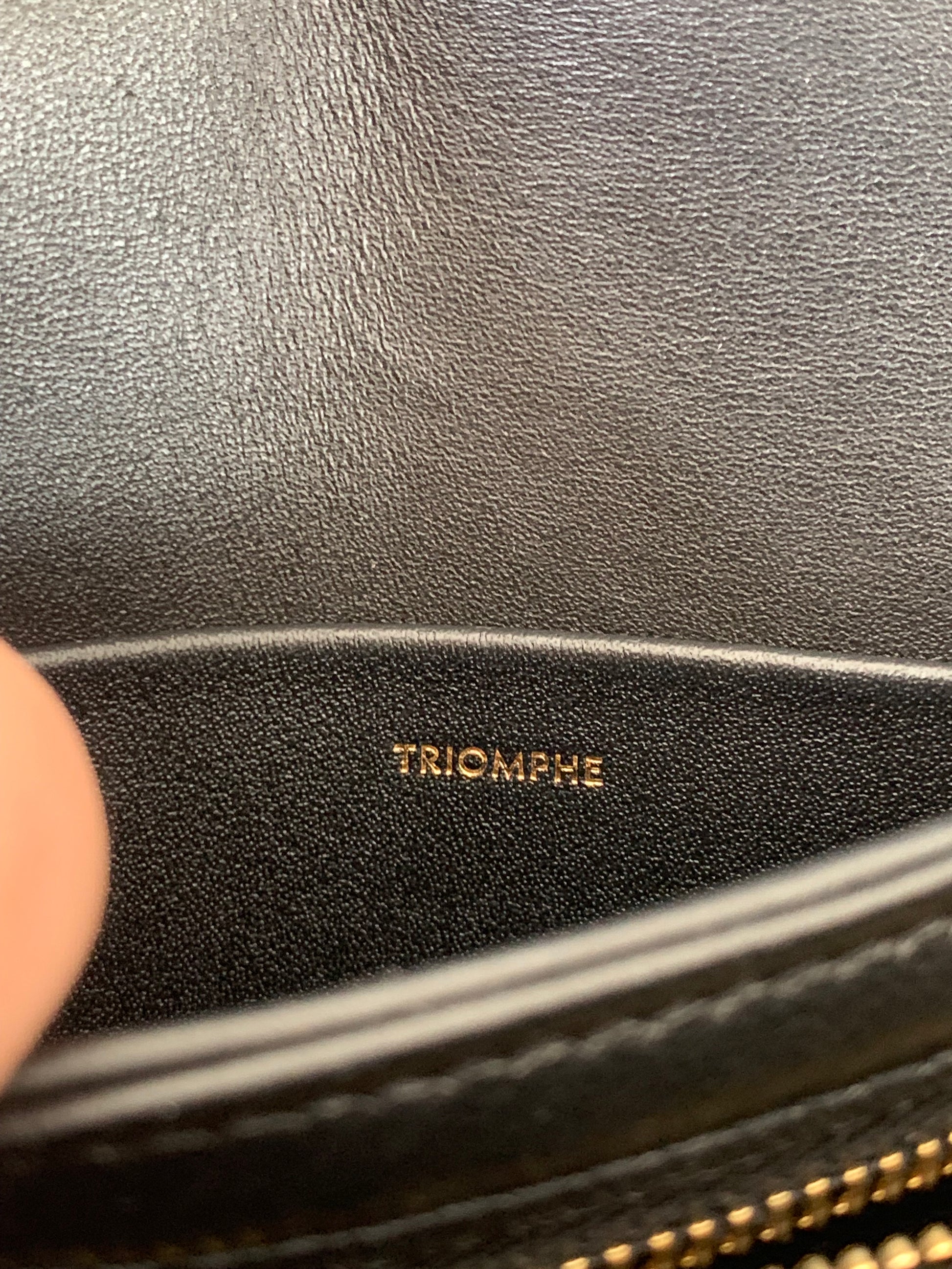 Celine Teen Triomphe Shiny Calfskin