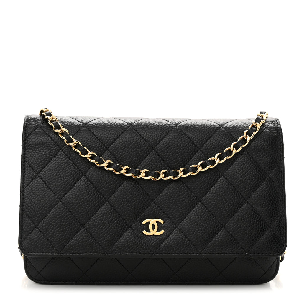 Chanel Wallet on Chain Caviar
