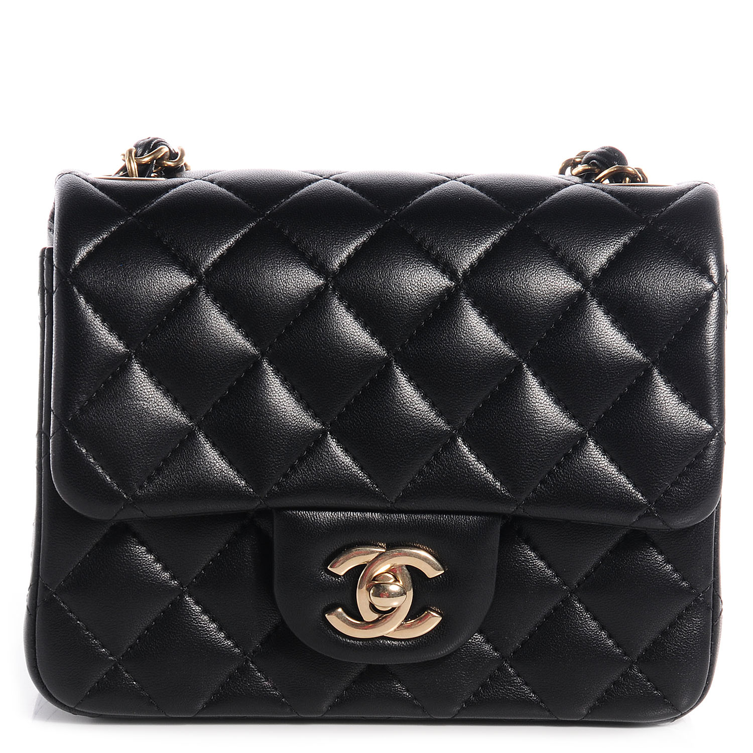 Chanel Mini Square Classic Flap Lambskin