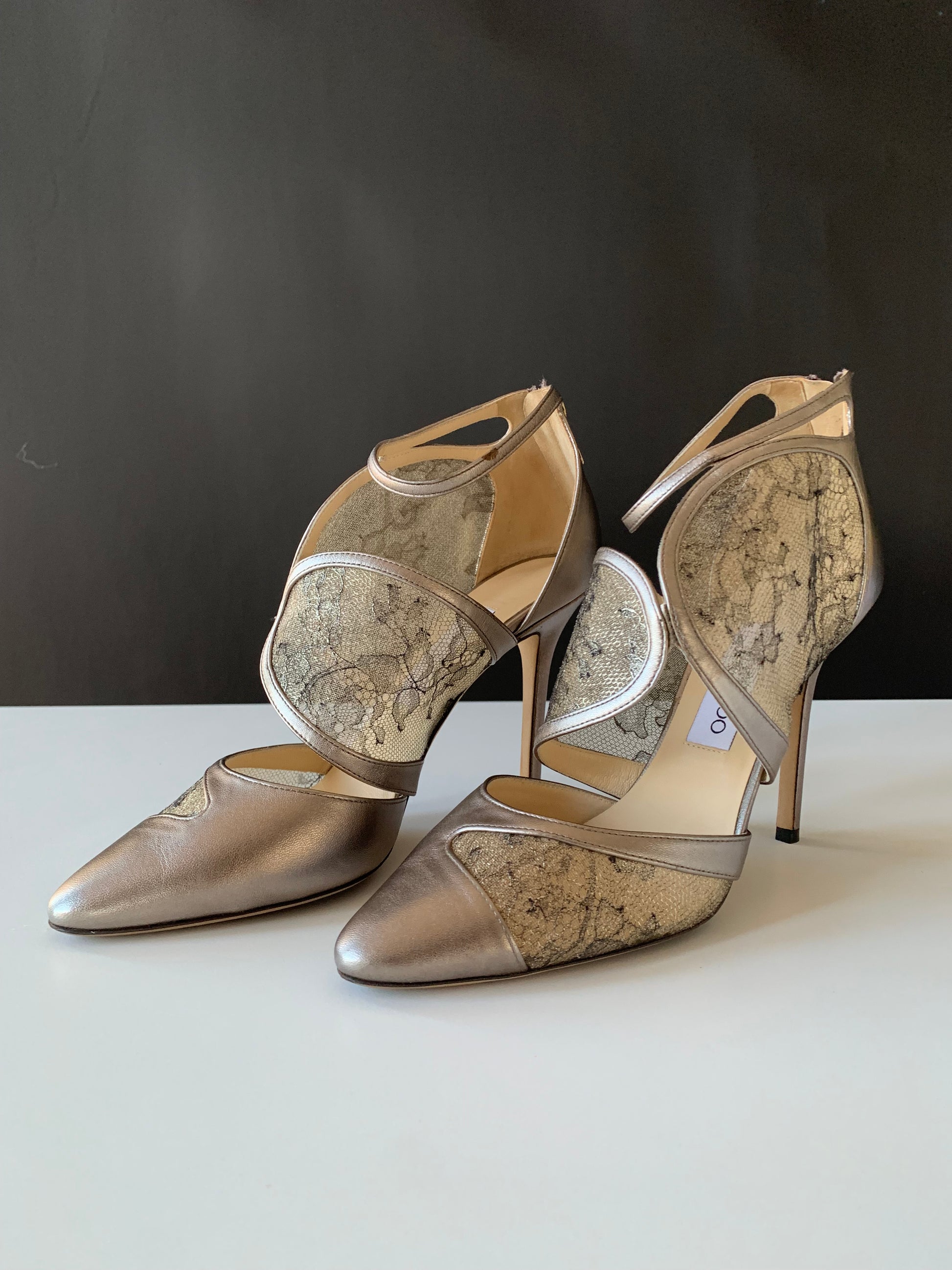 Jimmy Choo Fyber 100 Pumps 39