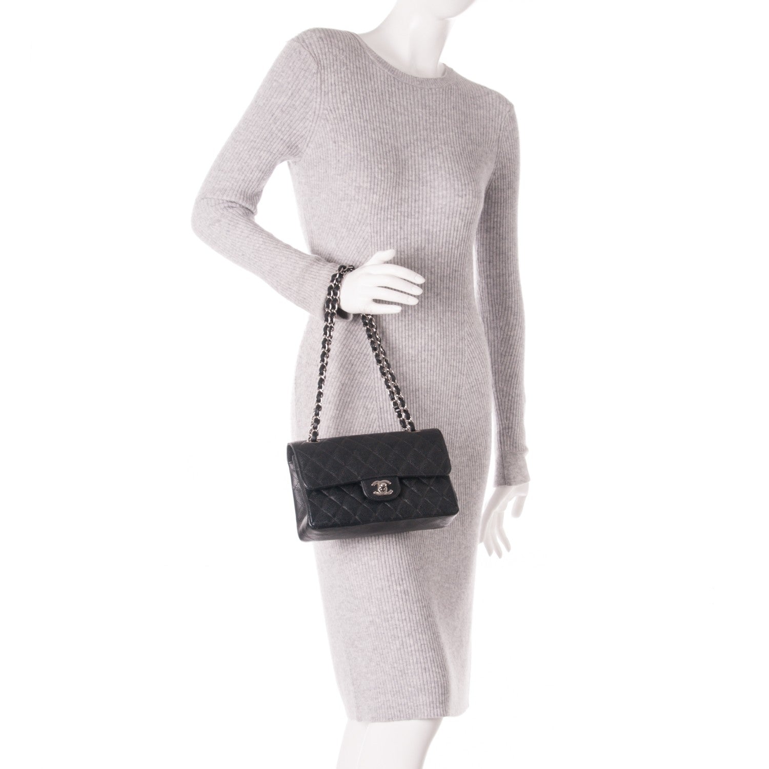 Chanel Double Flap Small Caviar