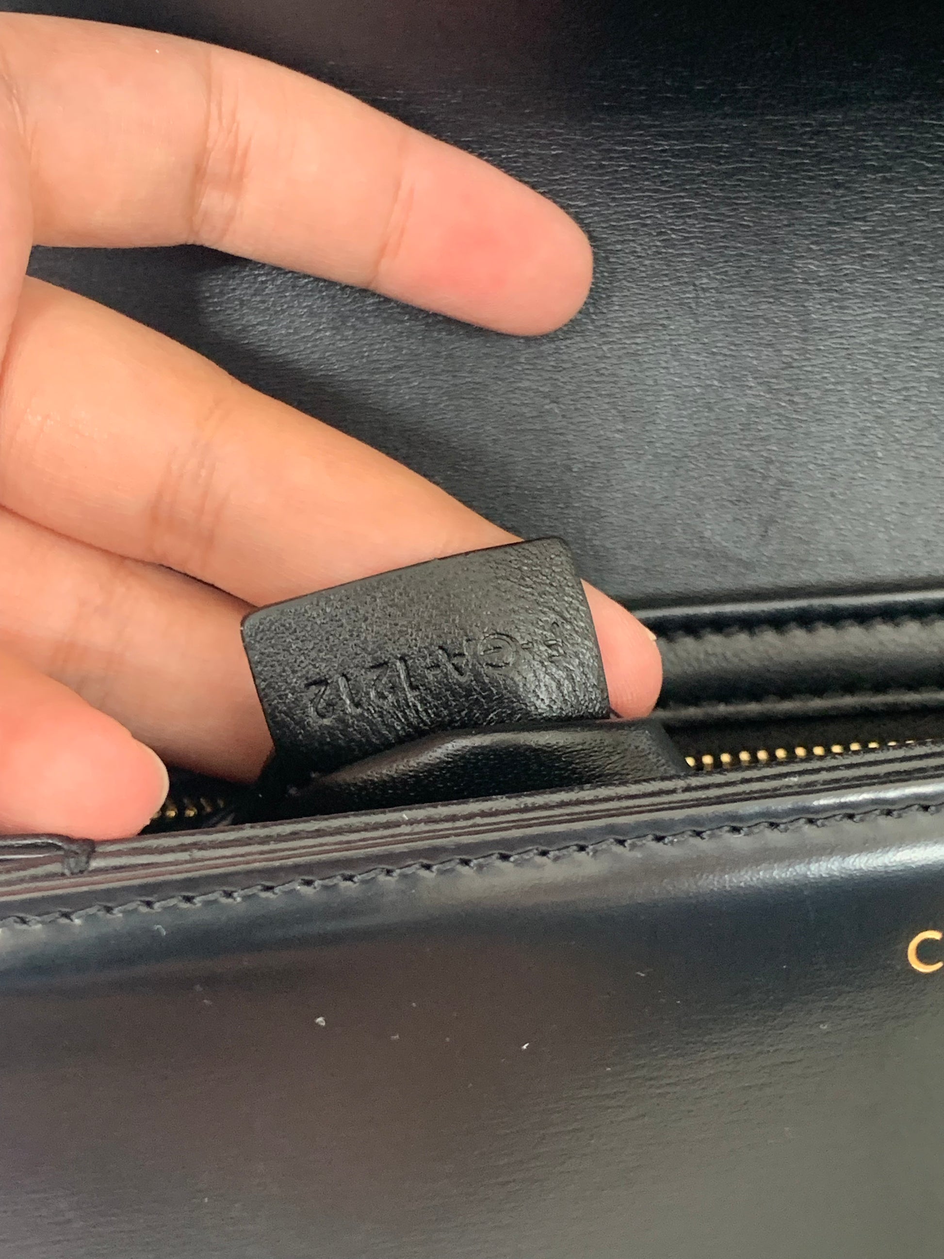 Celine Teen Triomphe Shiny Calfskin