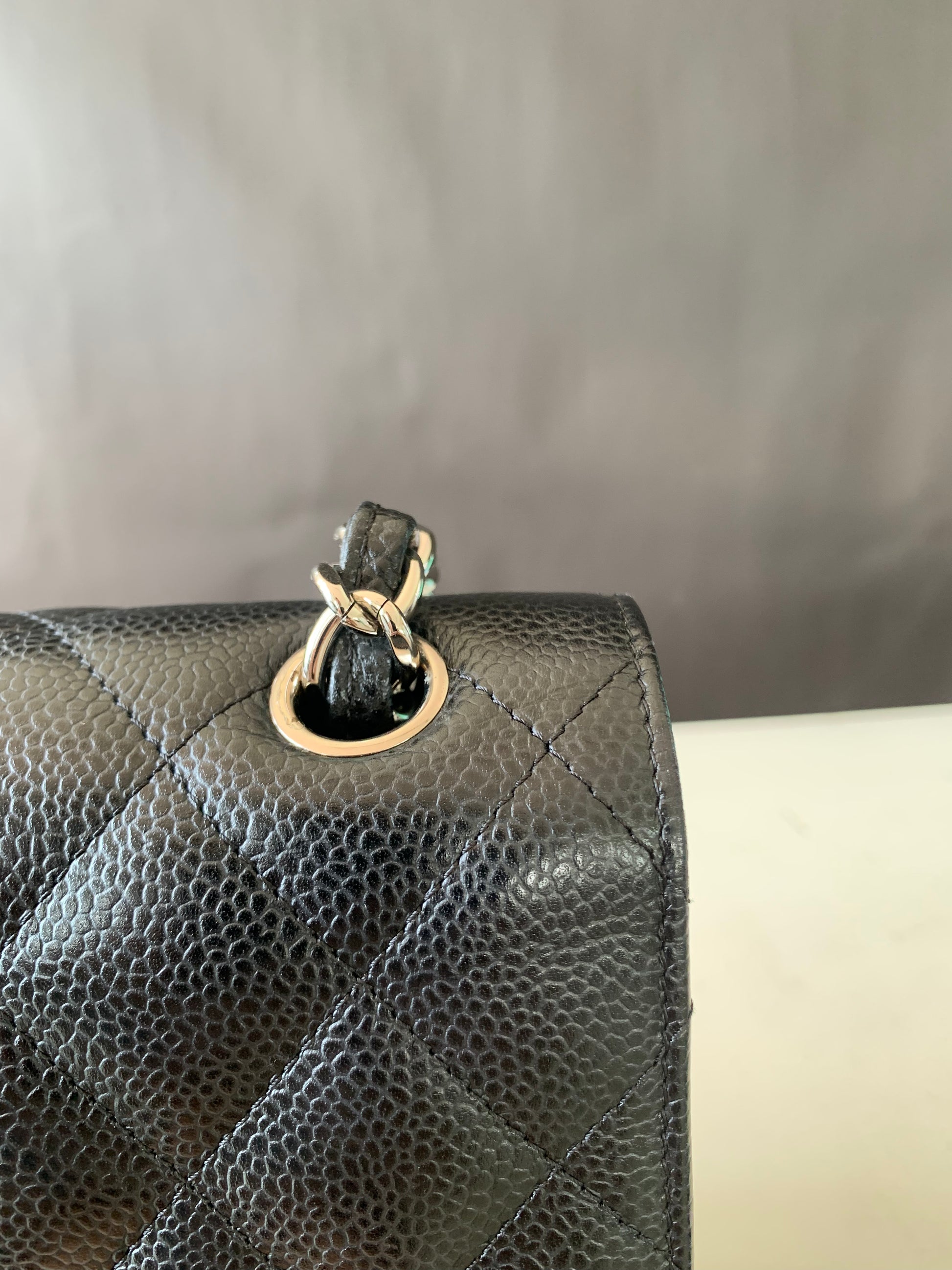 Chanel Double Flap Jumbo SHW