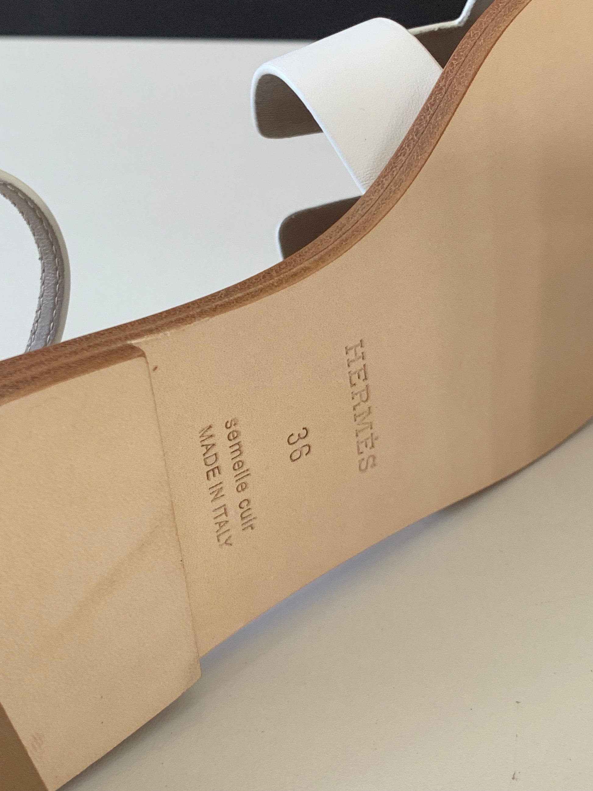 Hermès Santorini Sandals 36