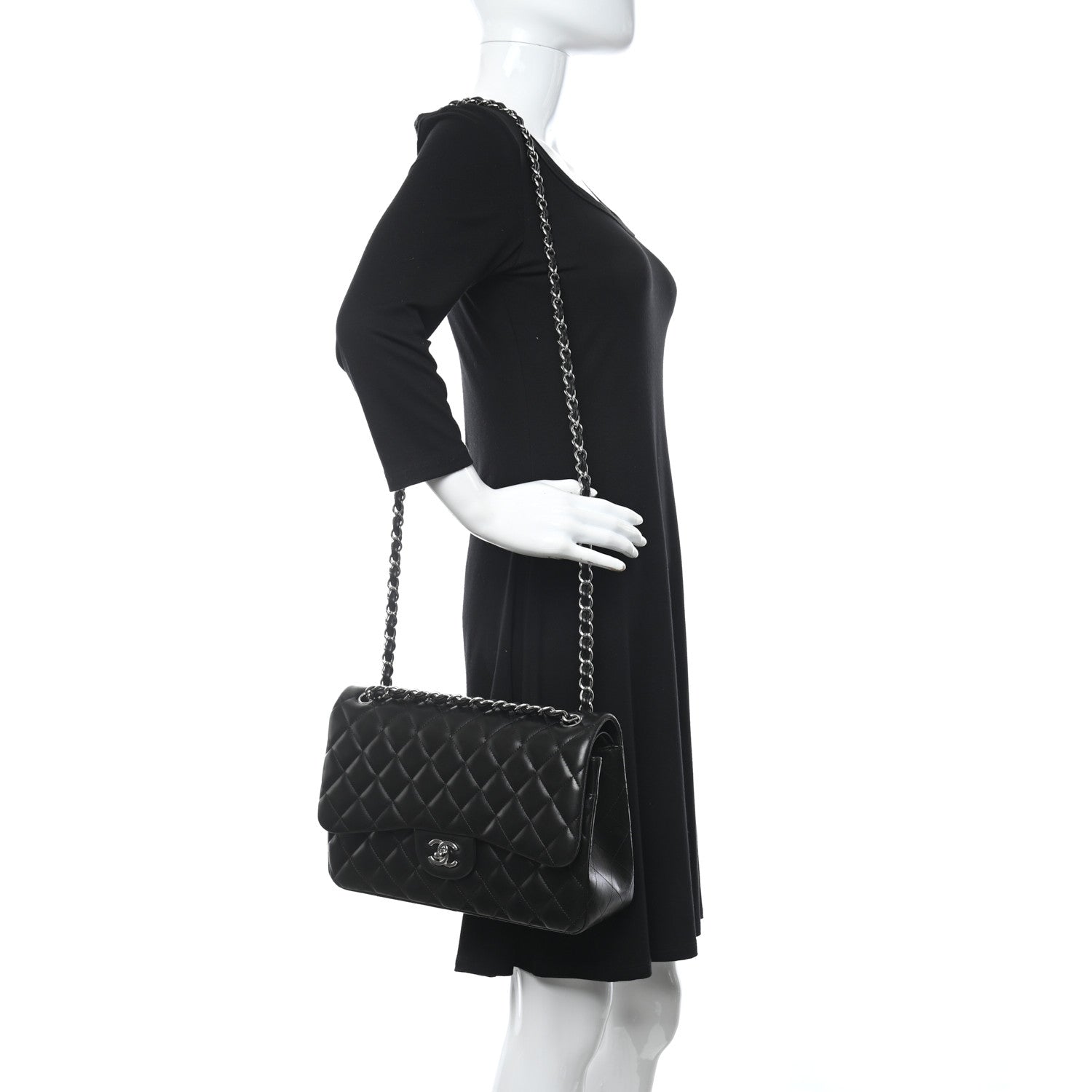 Chanel Double Flap Jumbo Lambskin