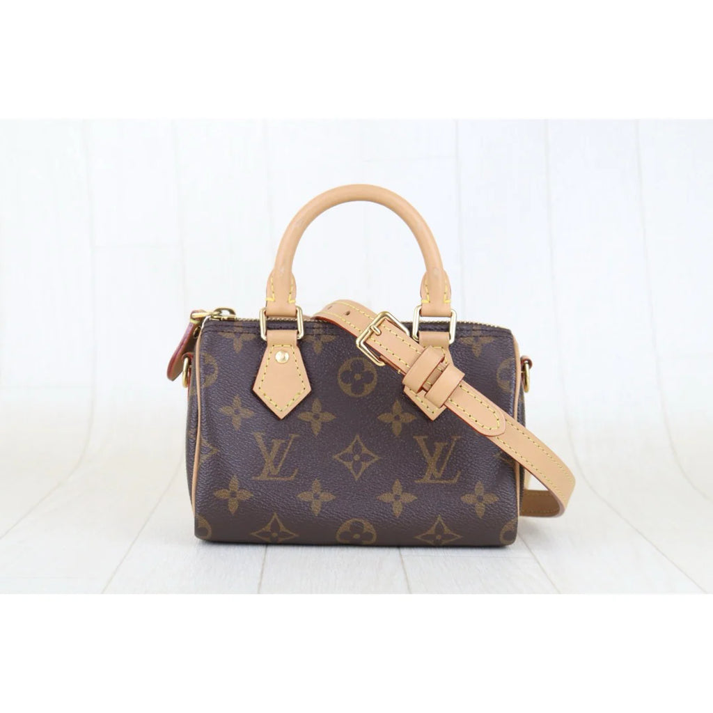 Louis Vuitton	Nano Speedy Bandouliere Monogram