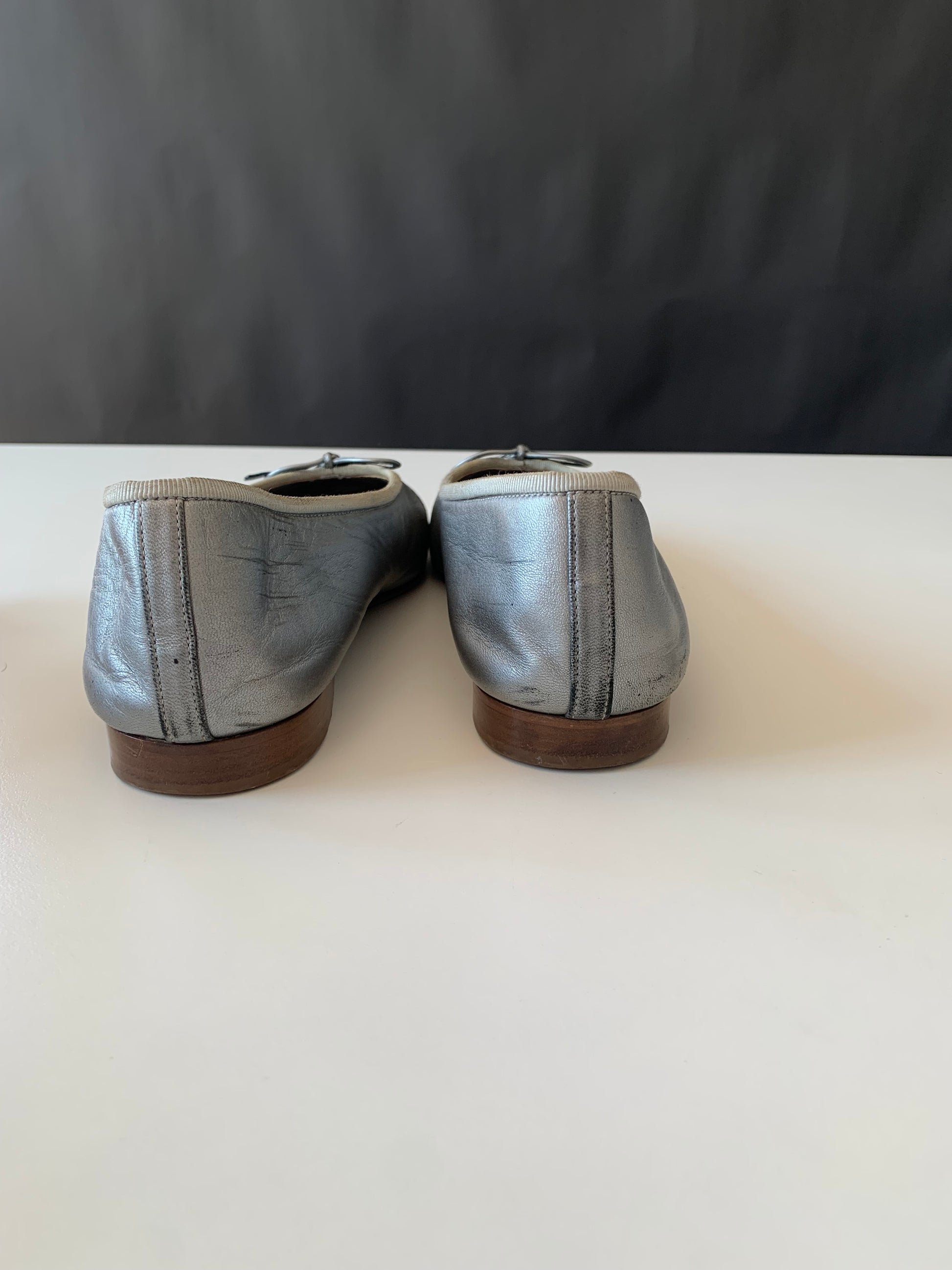 Chanel Cap Toe Ballerina Flats 39.5