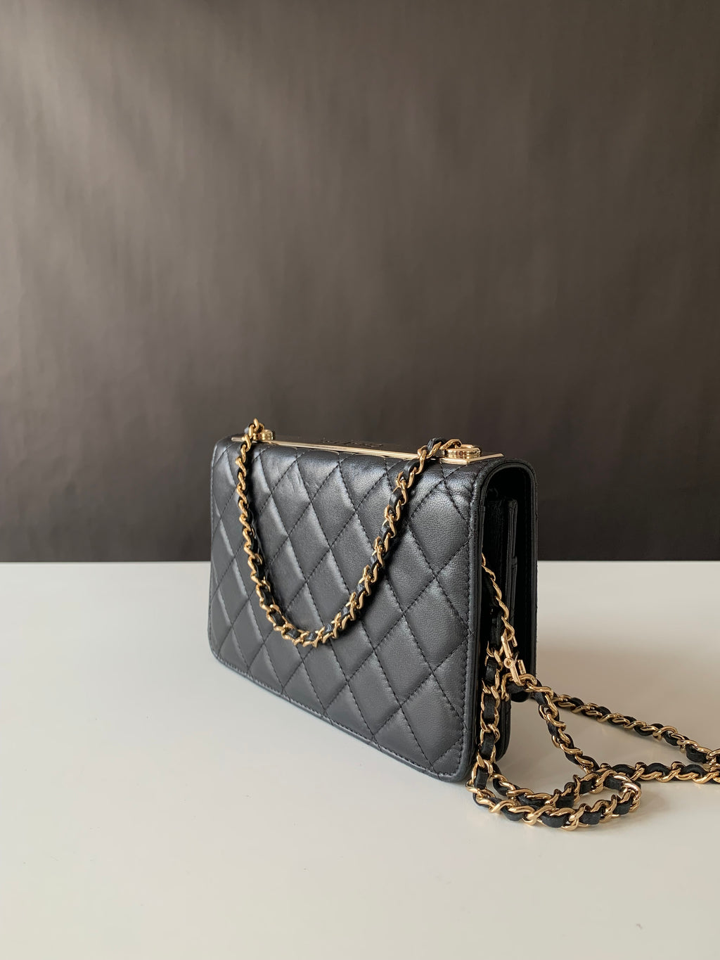 Chanel Trendy Wallet on Chain WOC Lambskin