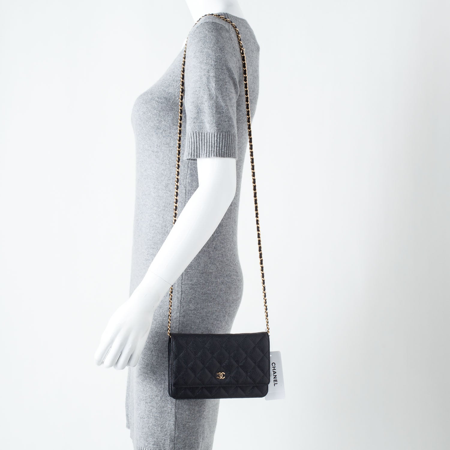 Chanel Wallet on Chain Caviar