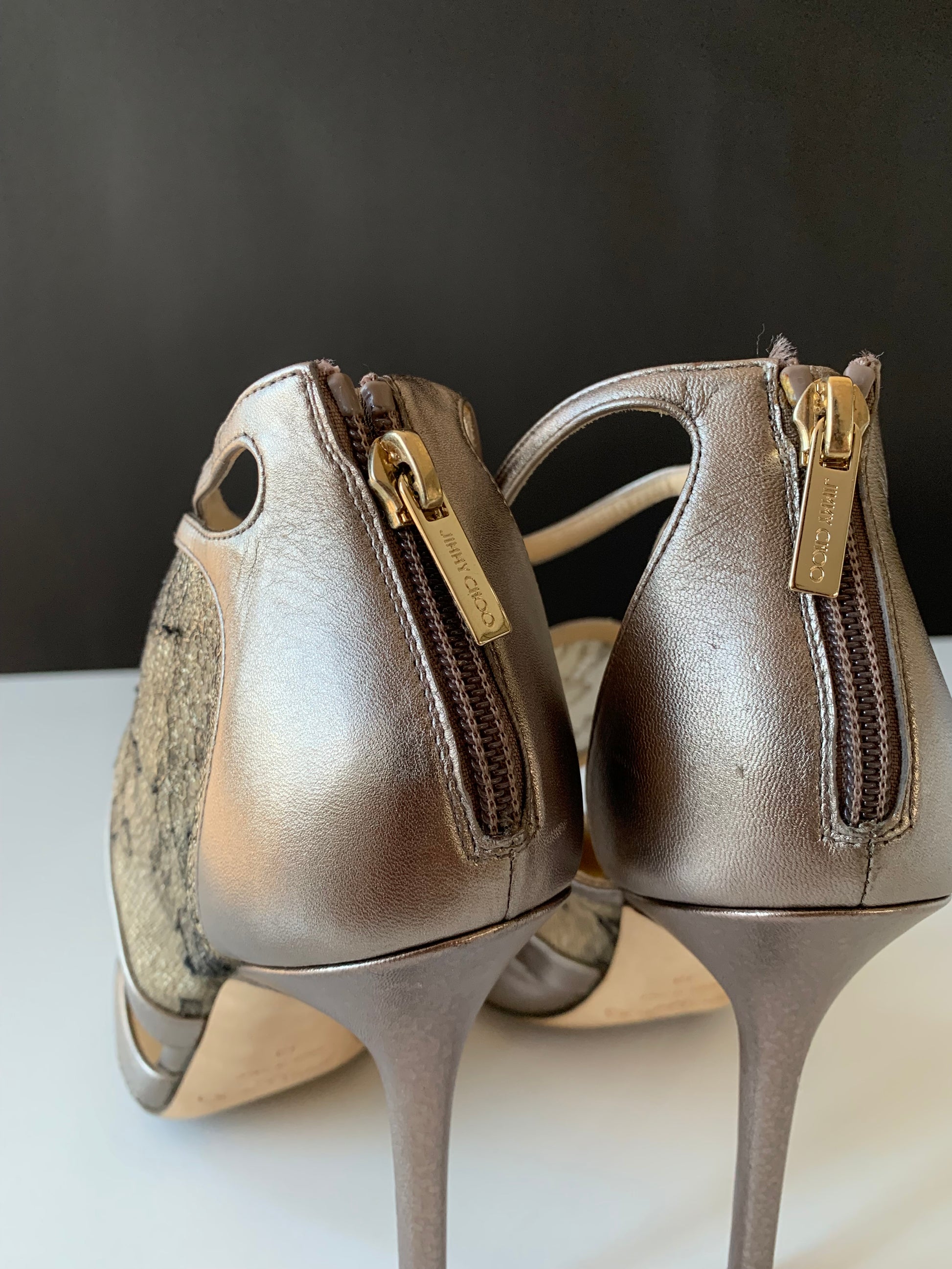 Jimmy Choo Fyber 100 Pumps 39