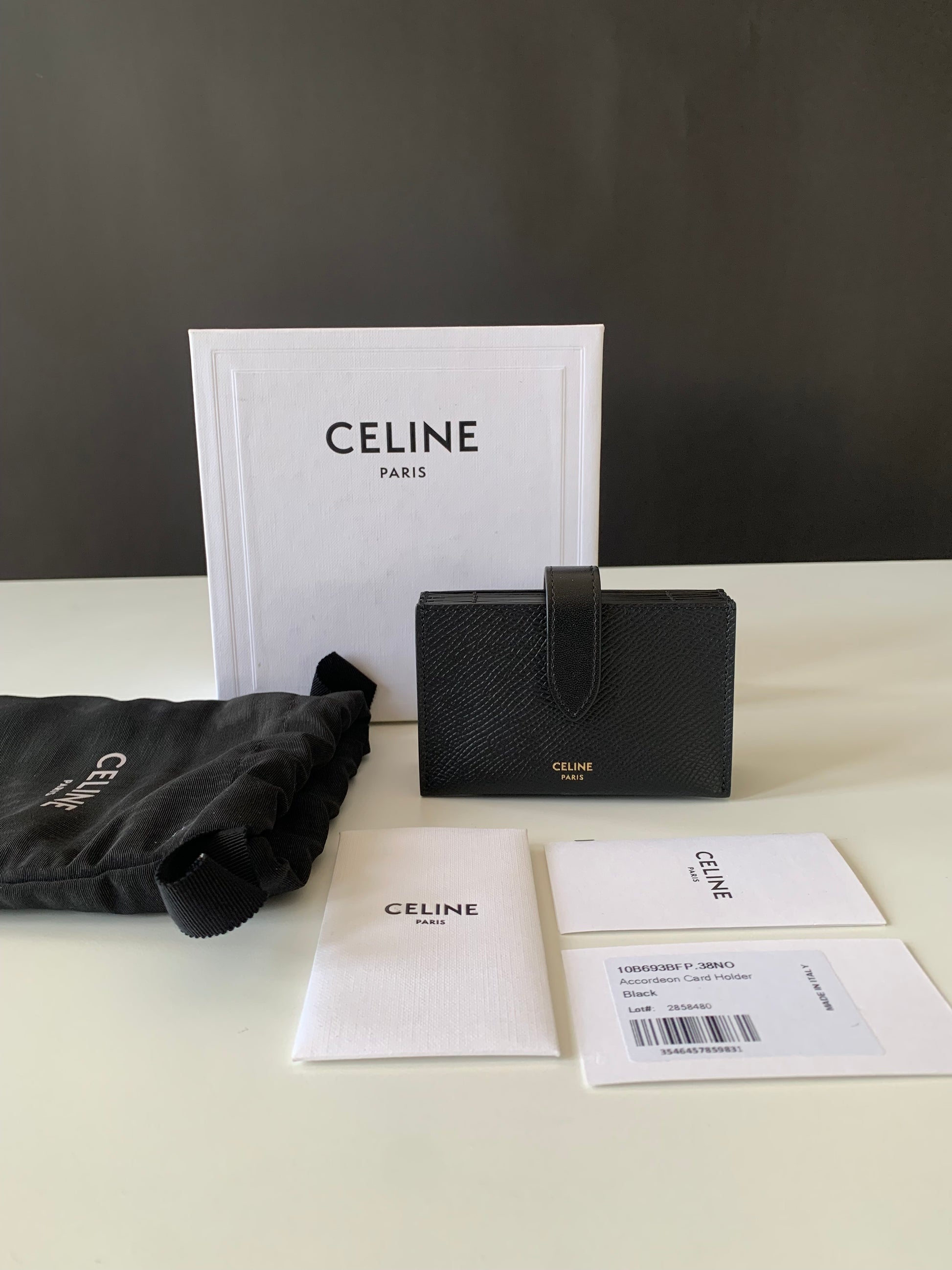 Celine Accordeon Card Holder