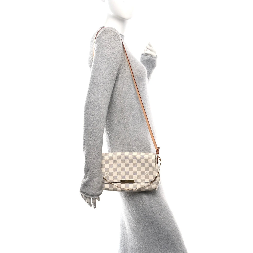 Louis Vuitton	Favorite MM Damier Azur