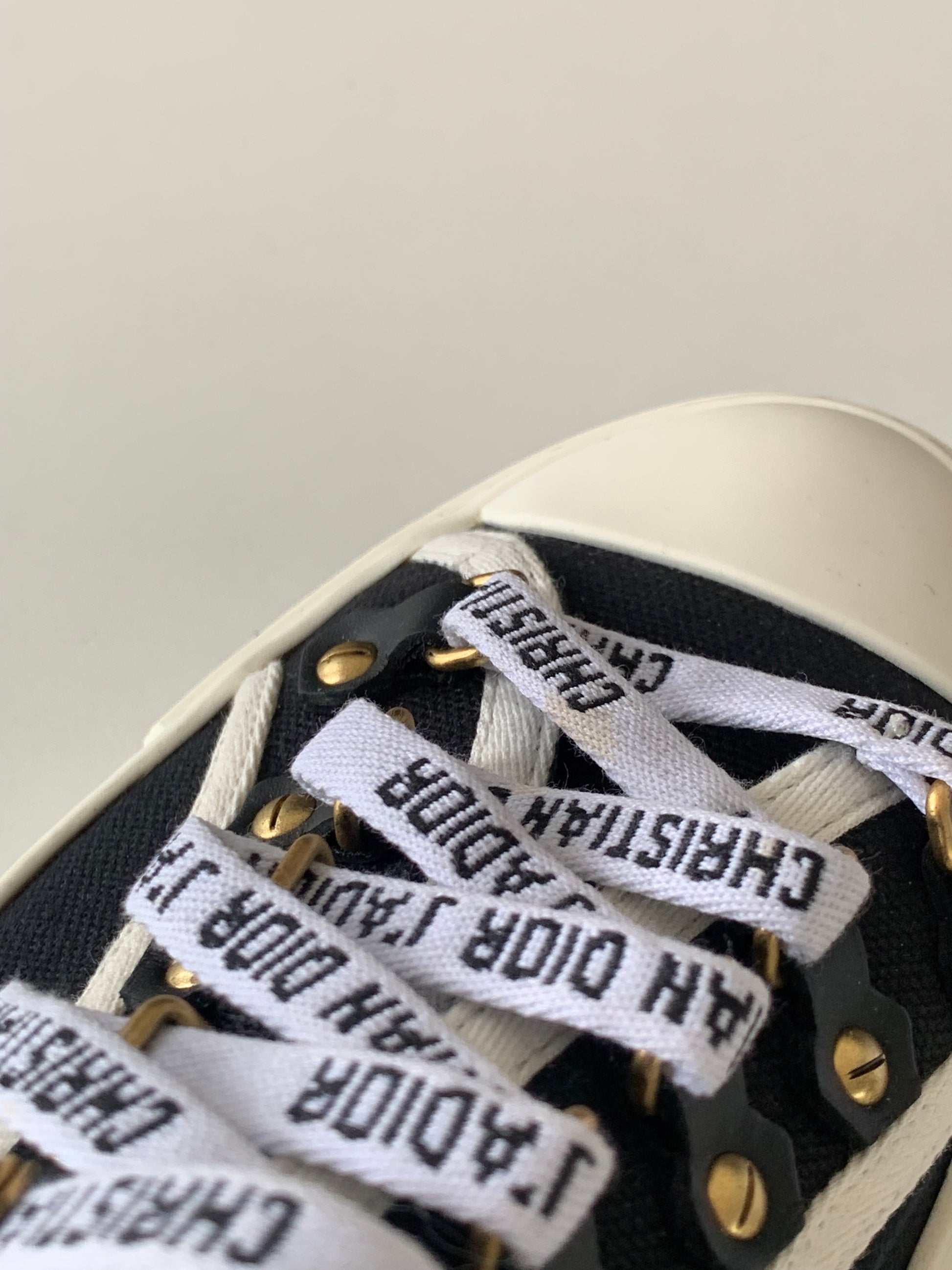 Dior Canvas Dot Walk'N'Dior Low Top Sneakers 36