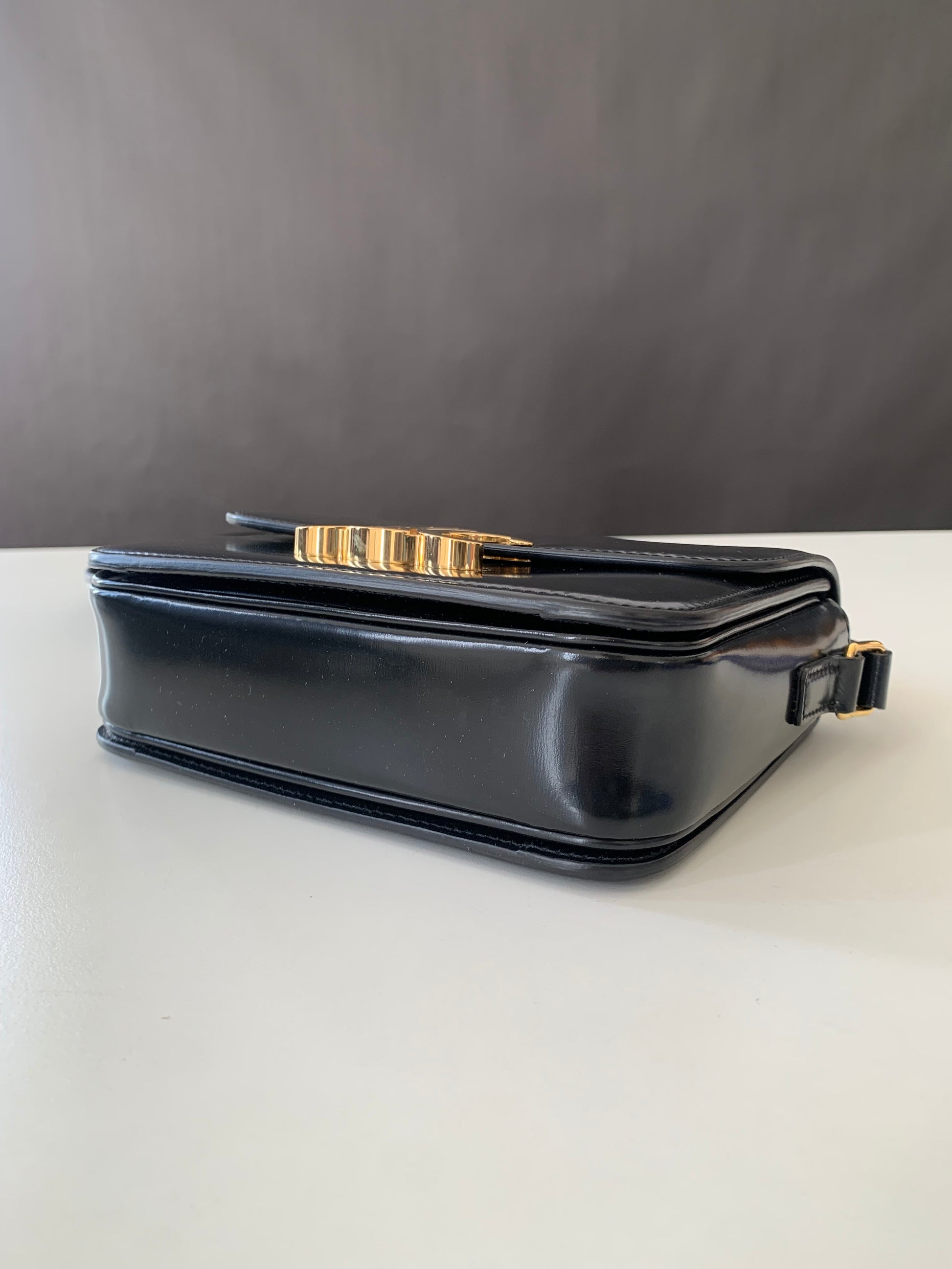 Celine Teen Triomphe Shiny Calfskin