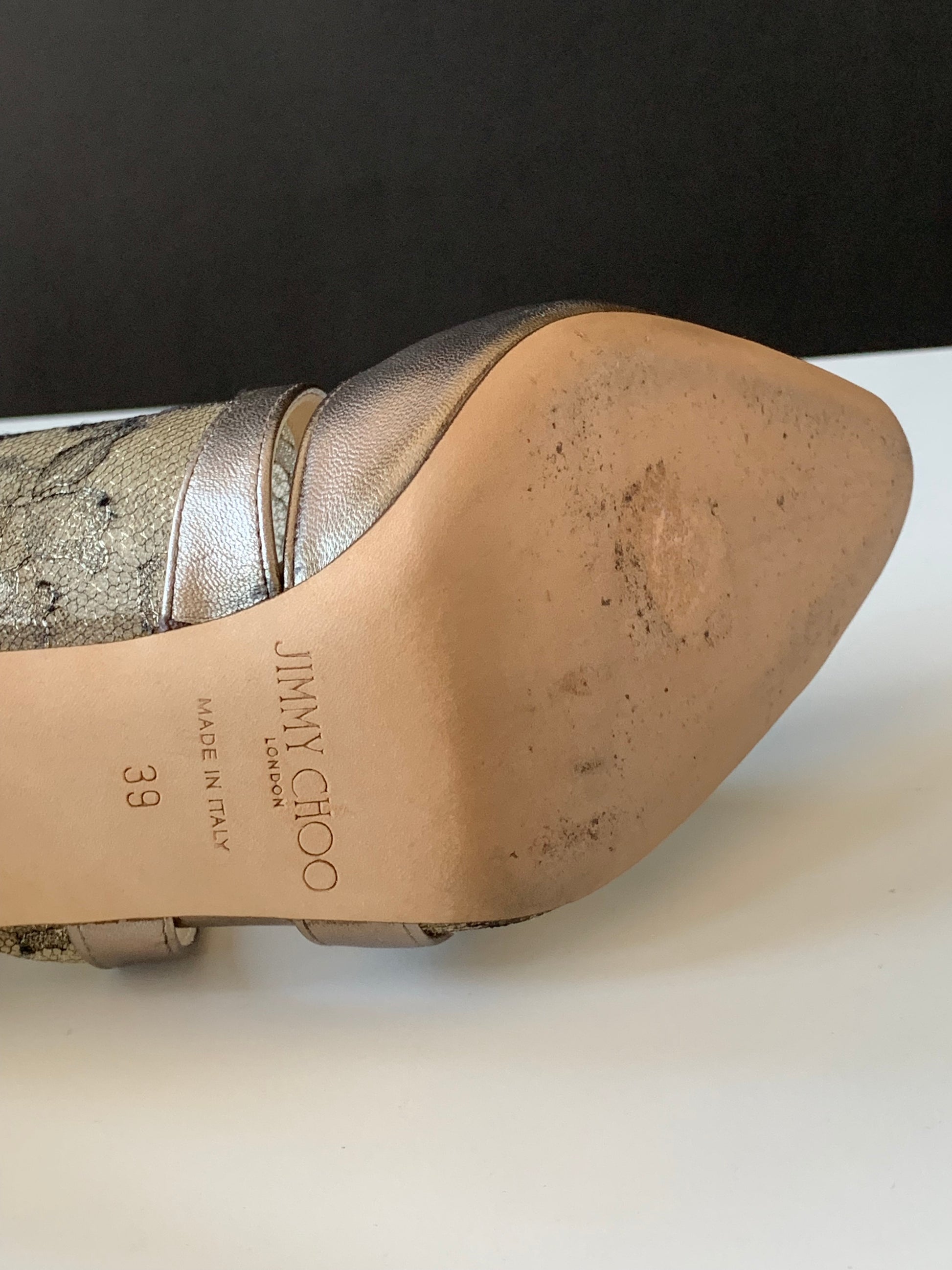 Jimmy Choo Fyber 100 Pumps 39