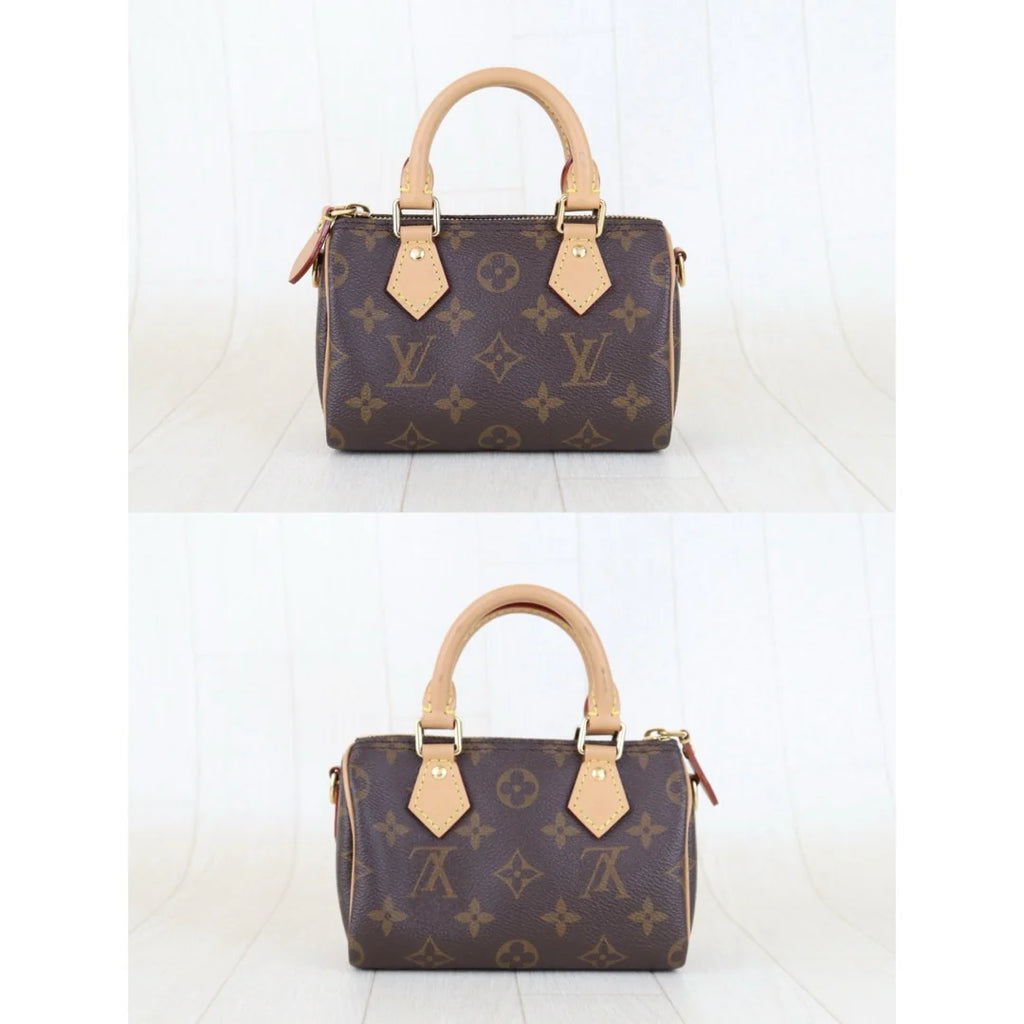 Louis Vuitton	Nano Speedy Bandouliere Monogram