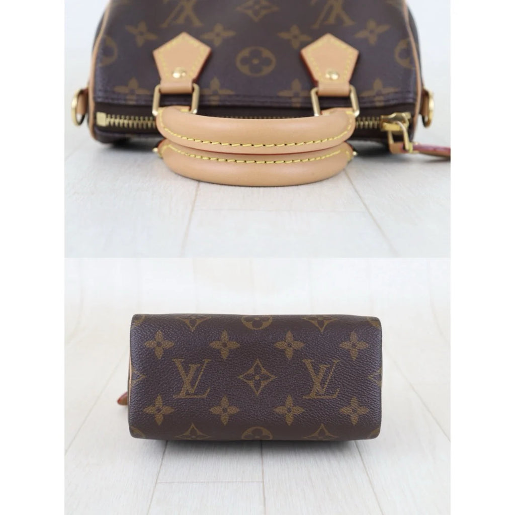 Louis Vuitton	Nano Speedy Bandouliere Monogram