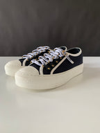 Dior Canvas Dot Walk'N'Dior Low Top Sneakers 36