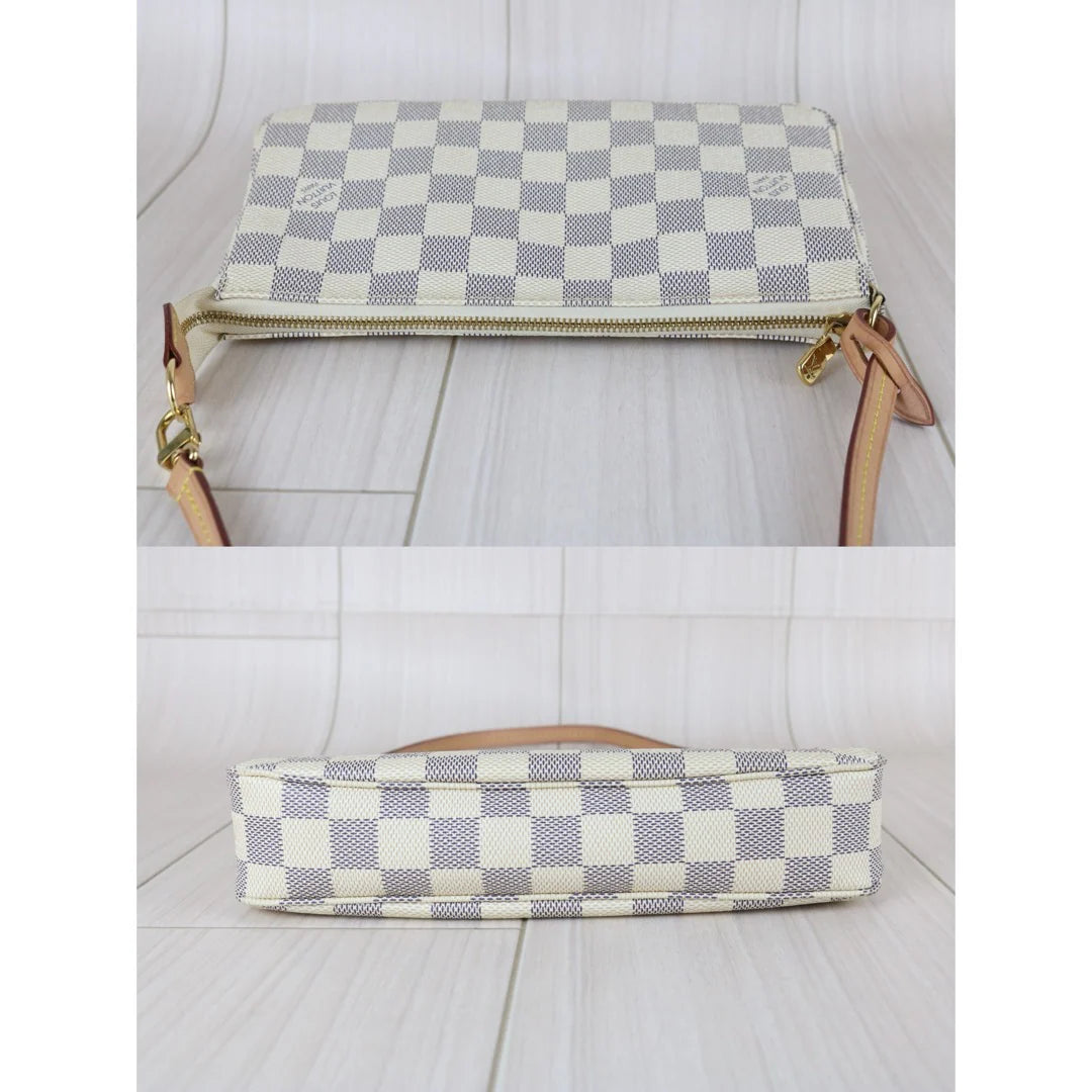 Louis Vuitton	Pochette NM Damier Azur