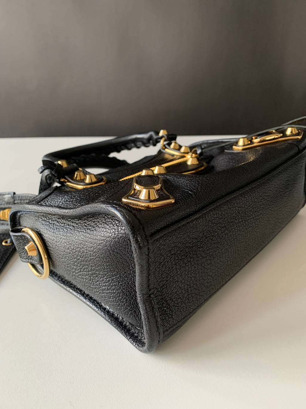 Balenciaga Mini City Metallic Edge
