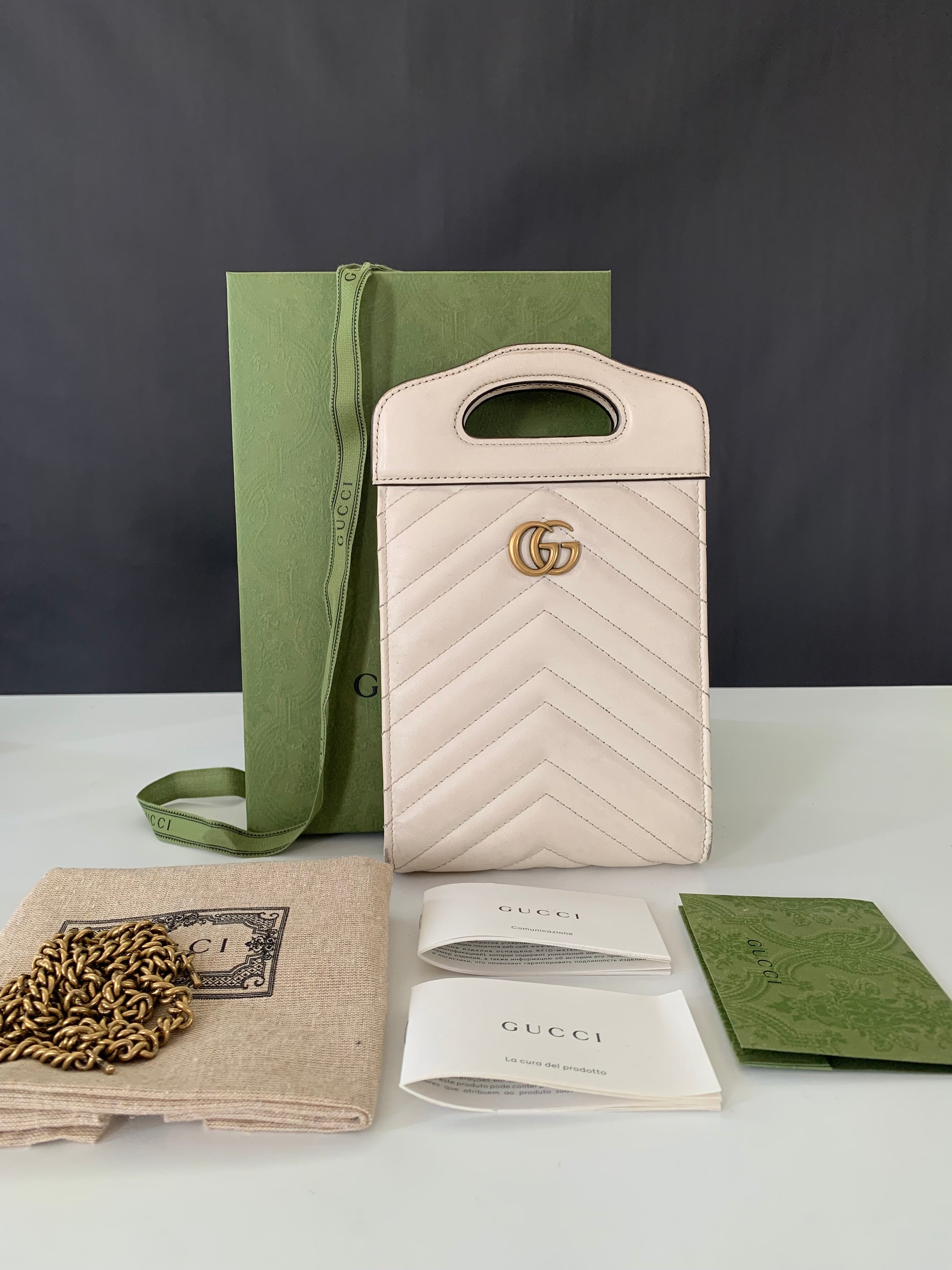 Gucci Mini GG Marmont Top Slip