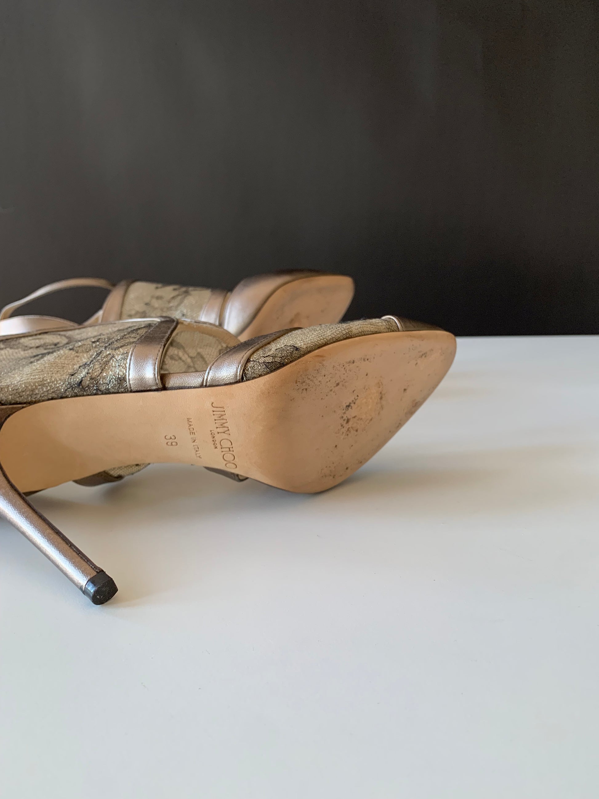 Jimmy Choo Fyber 100 Pumps 39