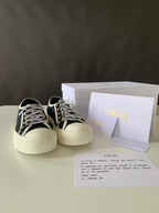 Dior Canvas Dot Walk'N'Dior Low Top Sneakers 36