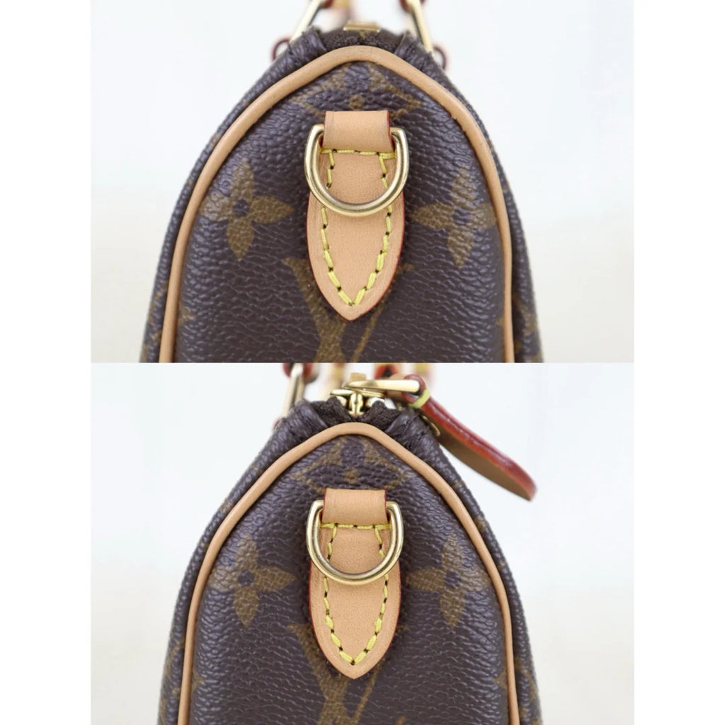 Louis Vuitton	Nano Speedy Bandouliere Monogram