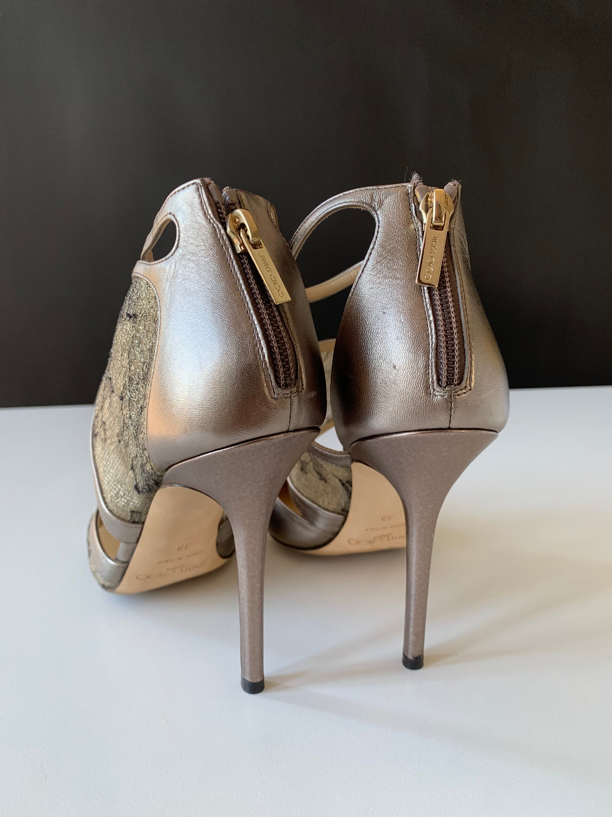Jimmy Choo Fyber 100 Pumps 39